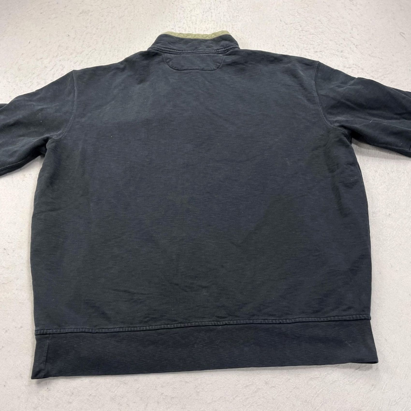 Polo Ralph Lauren VINTAGE Polo Ralph Lauren Sweatshirt Mens 2XLT Black Fleece Henley Mock Neck Pullover Size US XXL / EU 58 / 5 - 5 Thumbnail
