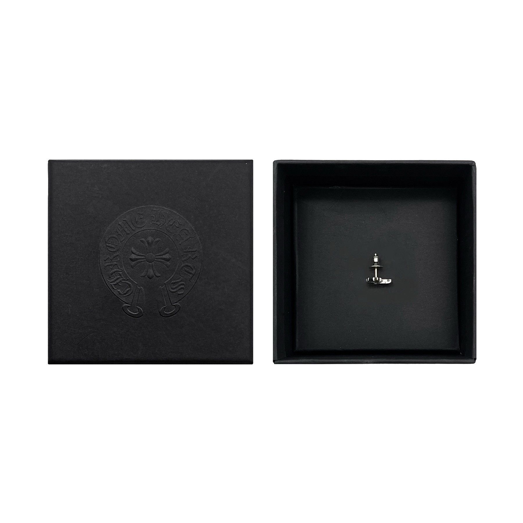 Chrome Hearts Chrome Hearts Silver Diamonds Cross Earring Stud Size ONE SIZE - 5 Thumbnail