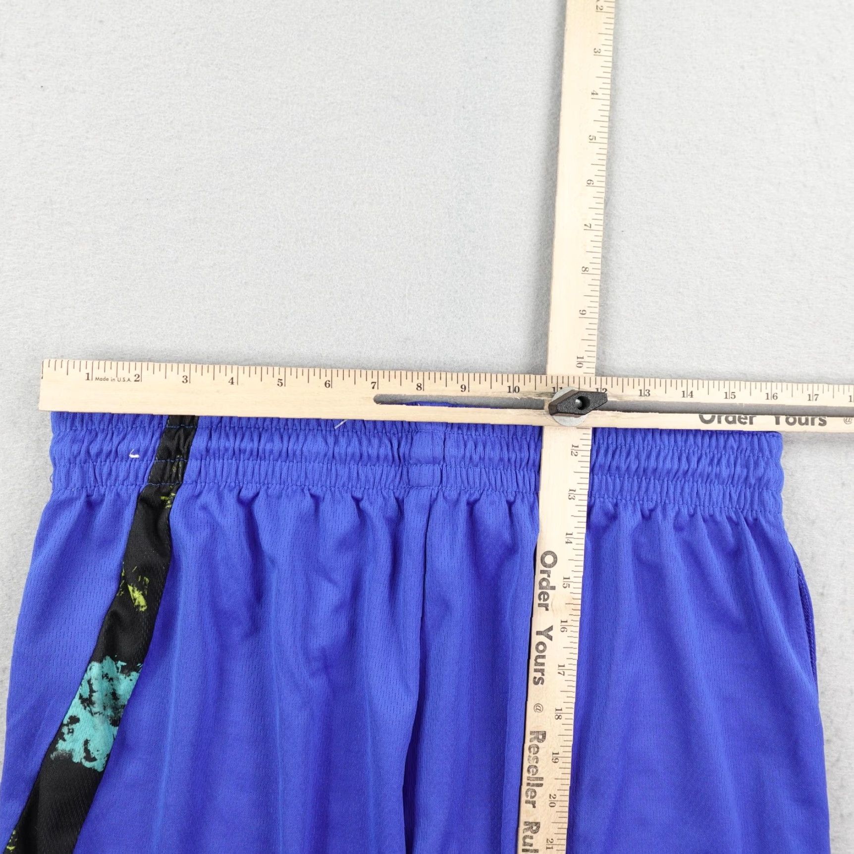 Nike Nike Shorts Mens 2XL Blue Dri Fit Swoosh Athletic Workout Performance Basketball Size US 39 - 5 Thumbnail