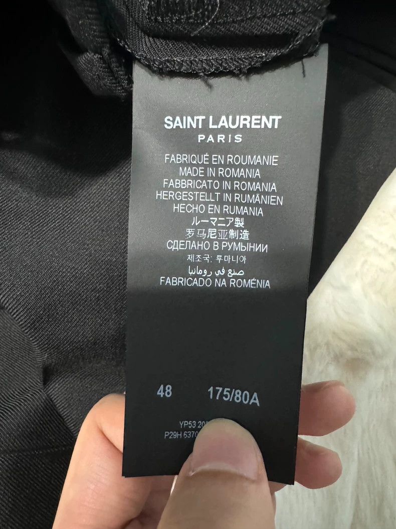Yves Saint Laurent Saint Laurent size US 48 Men's slim trousers 2503-Nextarro Size US 32 / EU 48 - 3 Thumbnail