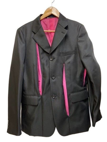 Comme des Garcons COMME des GARCONS HOMME PLUS Vintage Split Blazer Size US M / EU 48-50 / 2 - 1 Thumbnail