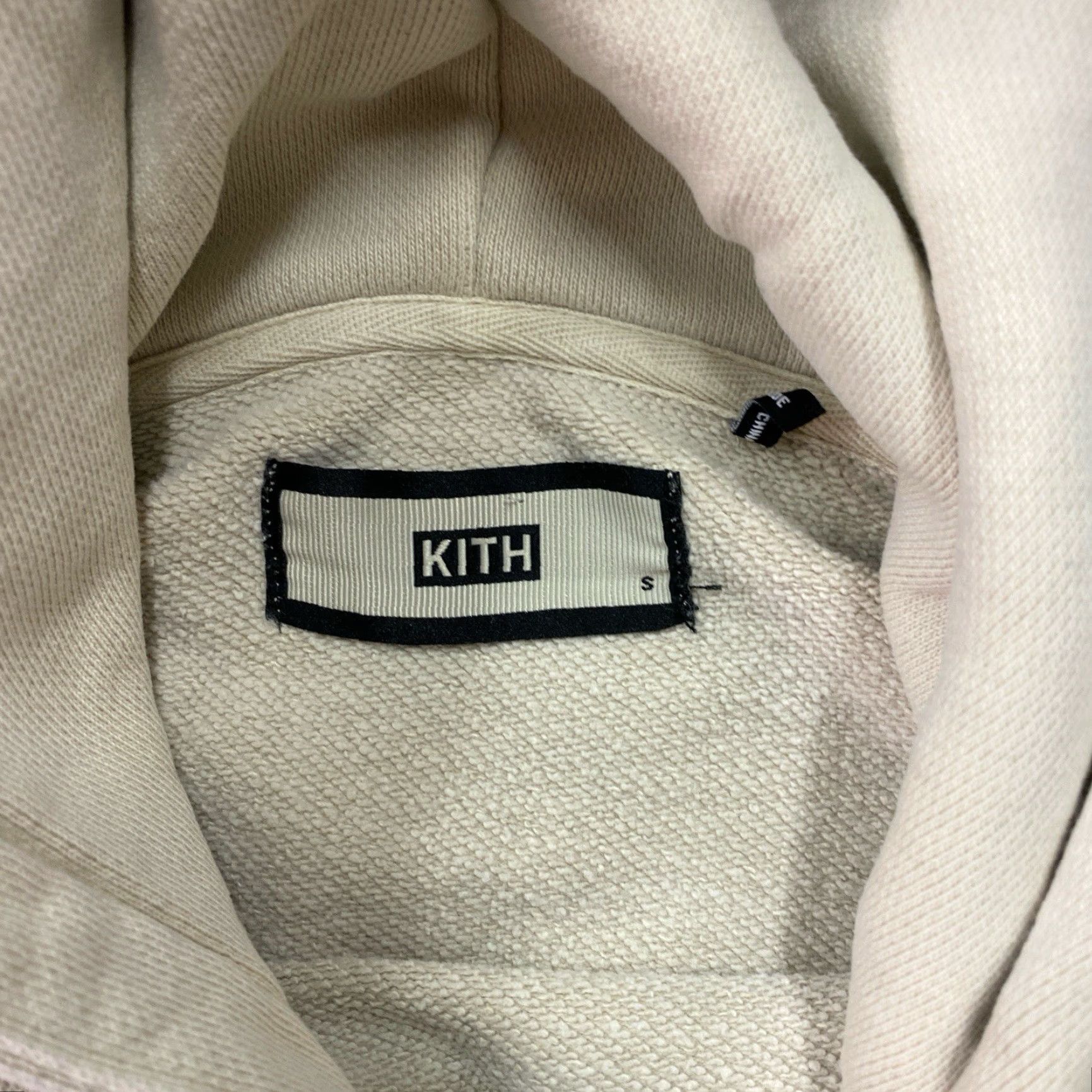 Kith Kith Hoodie Men's Small Beige Embroidered Box Logo Size US S / EU 44-46 / 1 - 2 Thumbnail