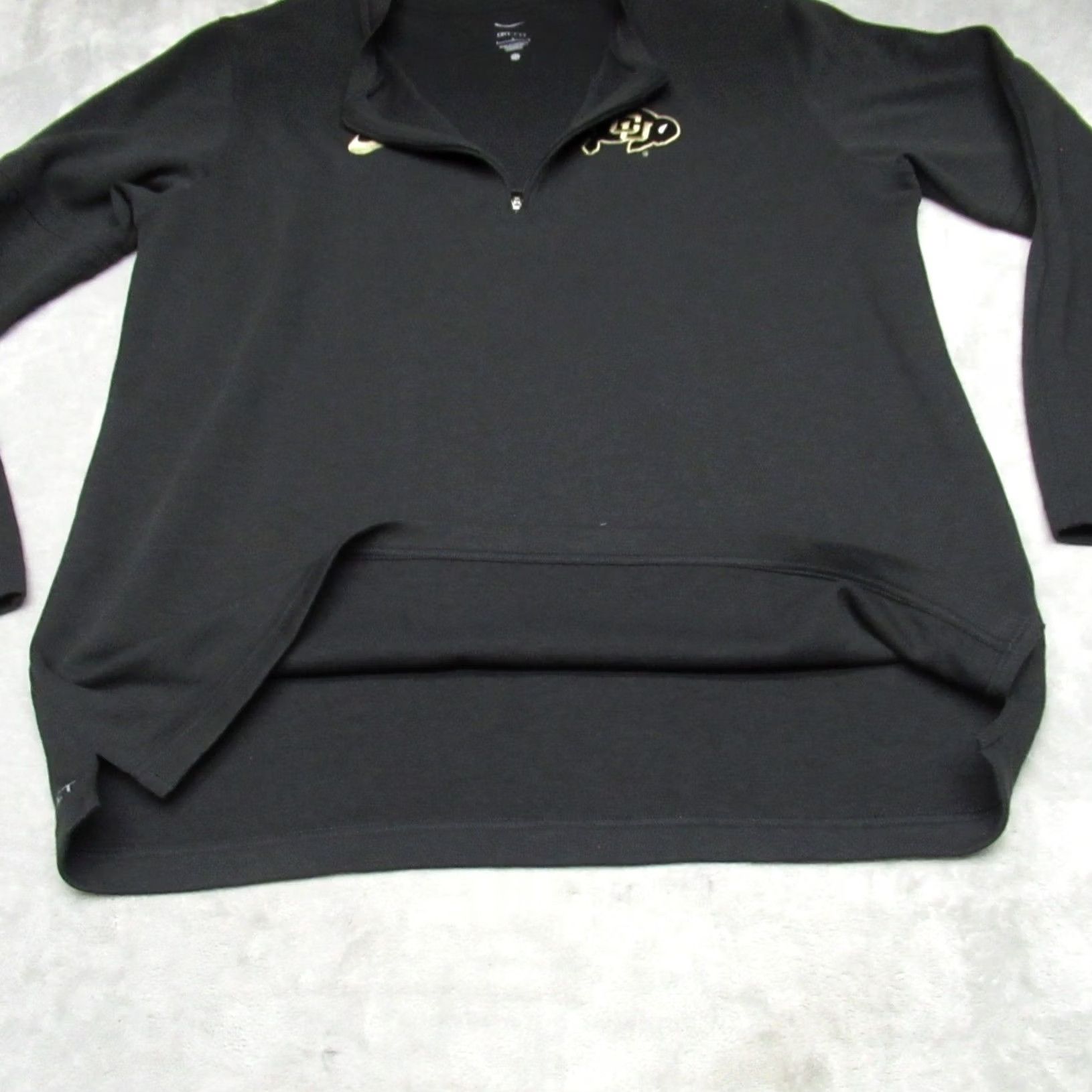 Nike Nike Dri-FIT Jacket Men L Black 1/4 Zip Performance Lightweight CU Buffaloes Sports Football Activewear Casual Mens Size US L / EU 52-54 / 3 - 6 Thumbnail
