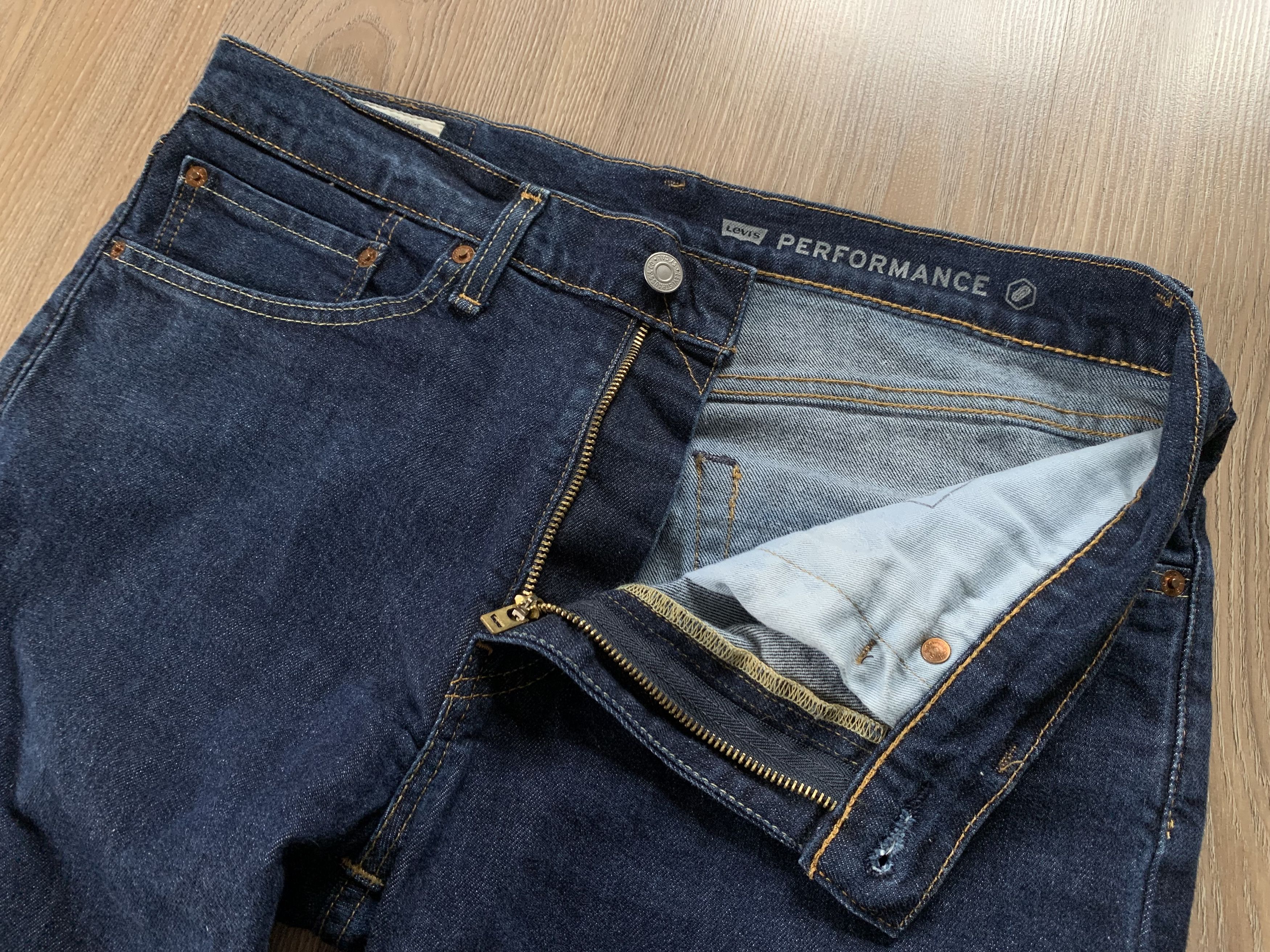 Levi's Levis Premium 511 Blue Stretch Jeans Size US 34 / EU 50 - 5 Thumbnail