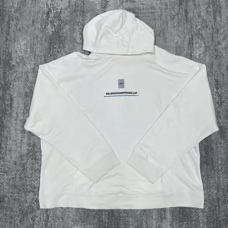 Balenciaga Balenciaga PDF Hoodie Size US L / EU 52-54 / 3 - 1 Thumbnail