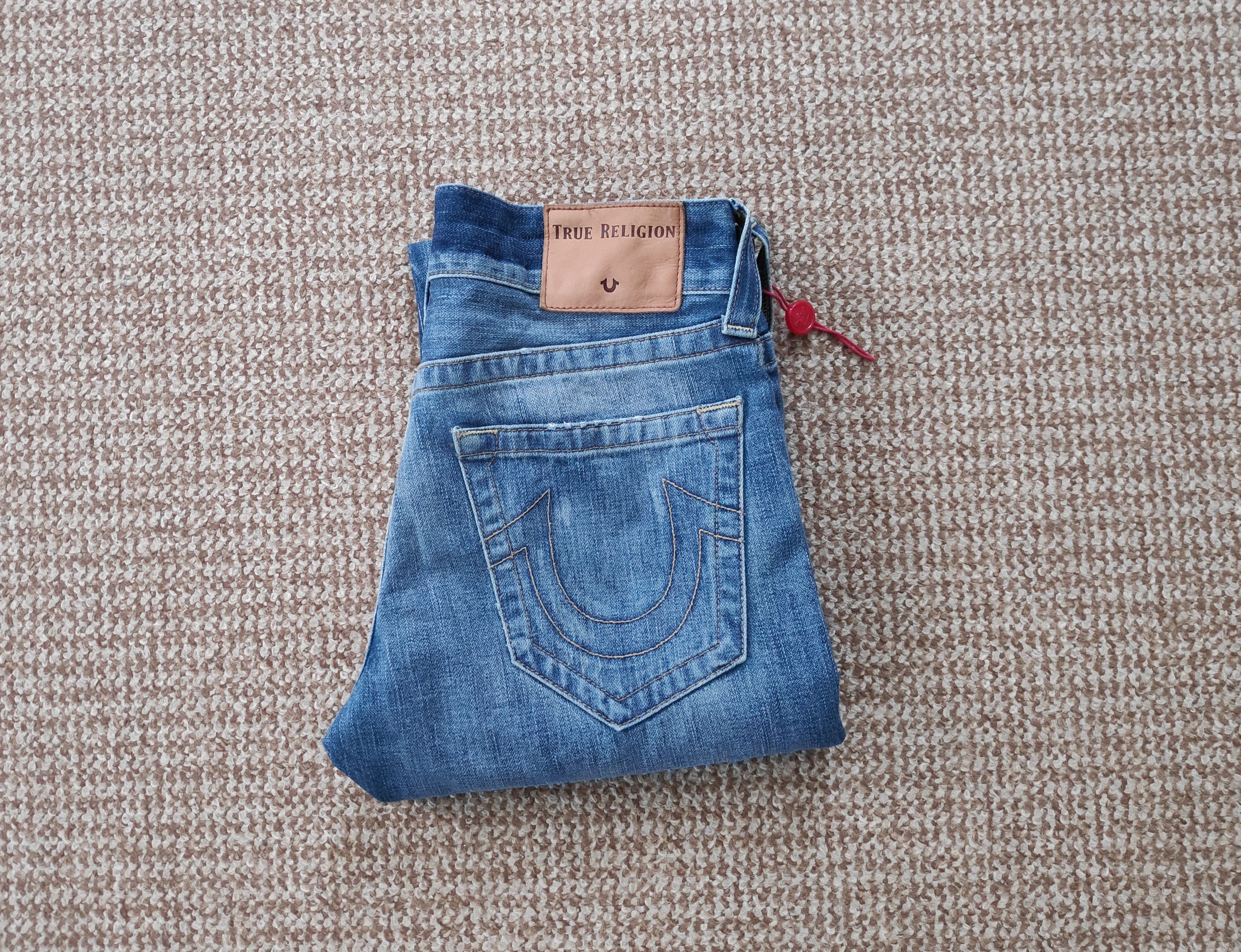 True Religion True Religion Relaxed Slim Geno Distressed Denim Jeans Size US 29 - 3 Thumbnail