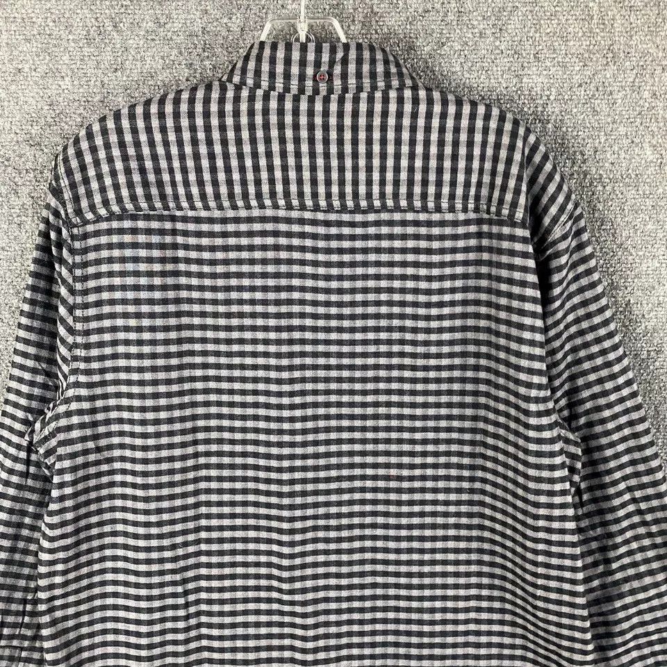 MBX MBX Shirt Men's Large Slim Fit Button Up Check Long Sleeve Size US L / EU 52-54 / 3 - 9 Thumbnail