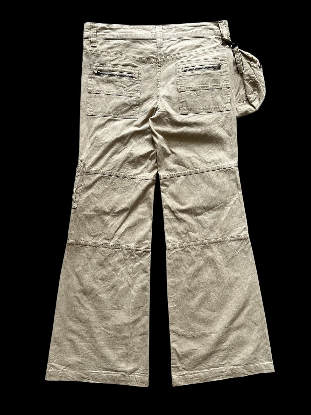 GOA 2000s Enagy 🇯🇵 Flare Multipocket Pants With Pouch Size 30" / US 8 / IT 44 - 2 Thumbnail