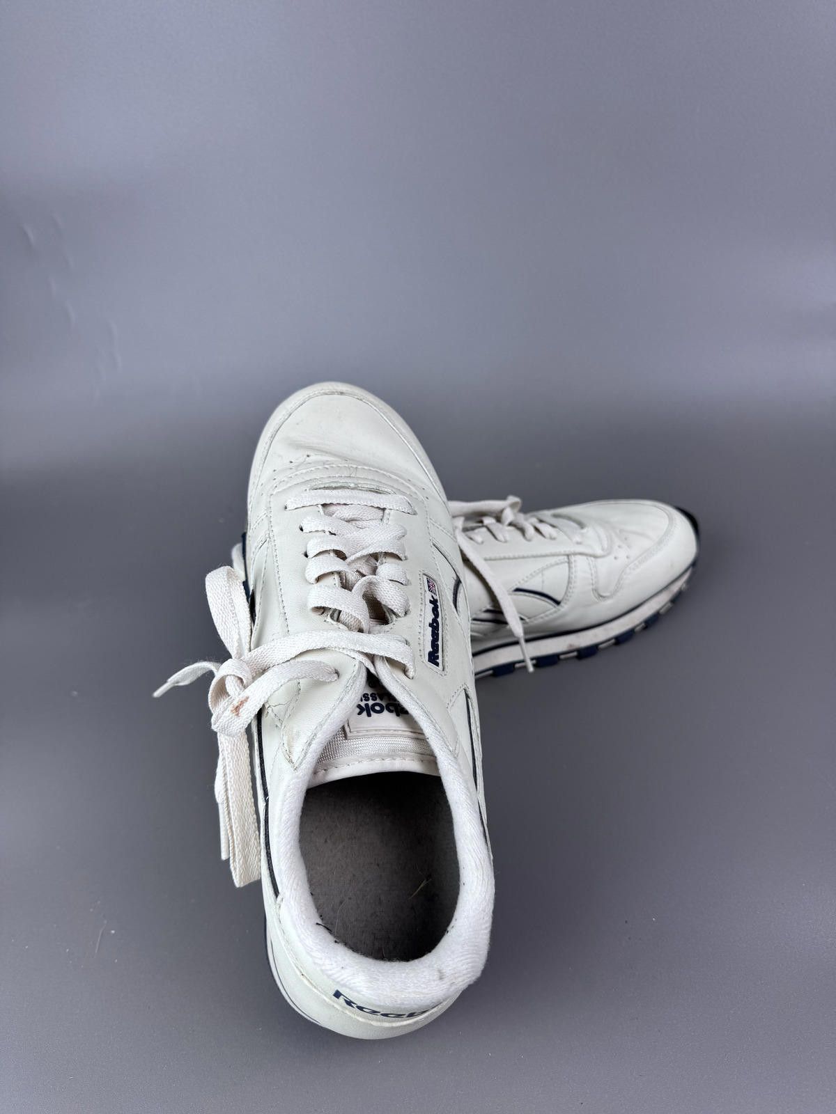Reebok Reebok Classic White Leather Sneakers Size US 8 / EU 41 - 4 Thumbnail