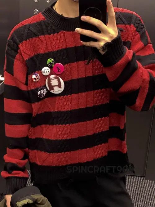 VIBE Stripe Knit Sweater Size US M / EU 48-50 / 2 - 3 Thumbnail