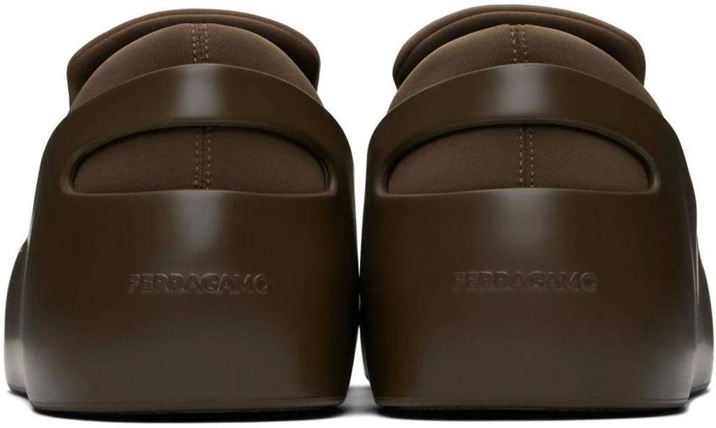 Salvatore Ferragamo o1s1rm0924 Lunar Low-Top Sneaker in Brown Size US 10 / EU 43 - 2 Thumbnail