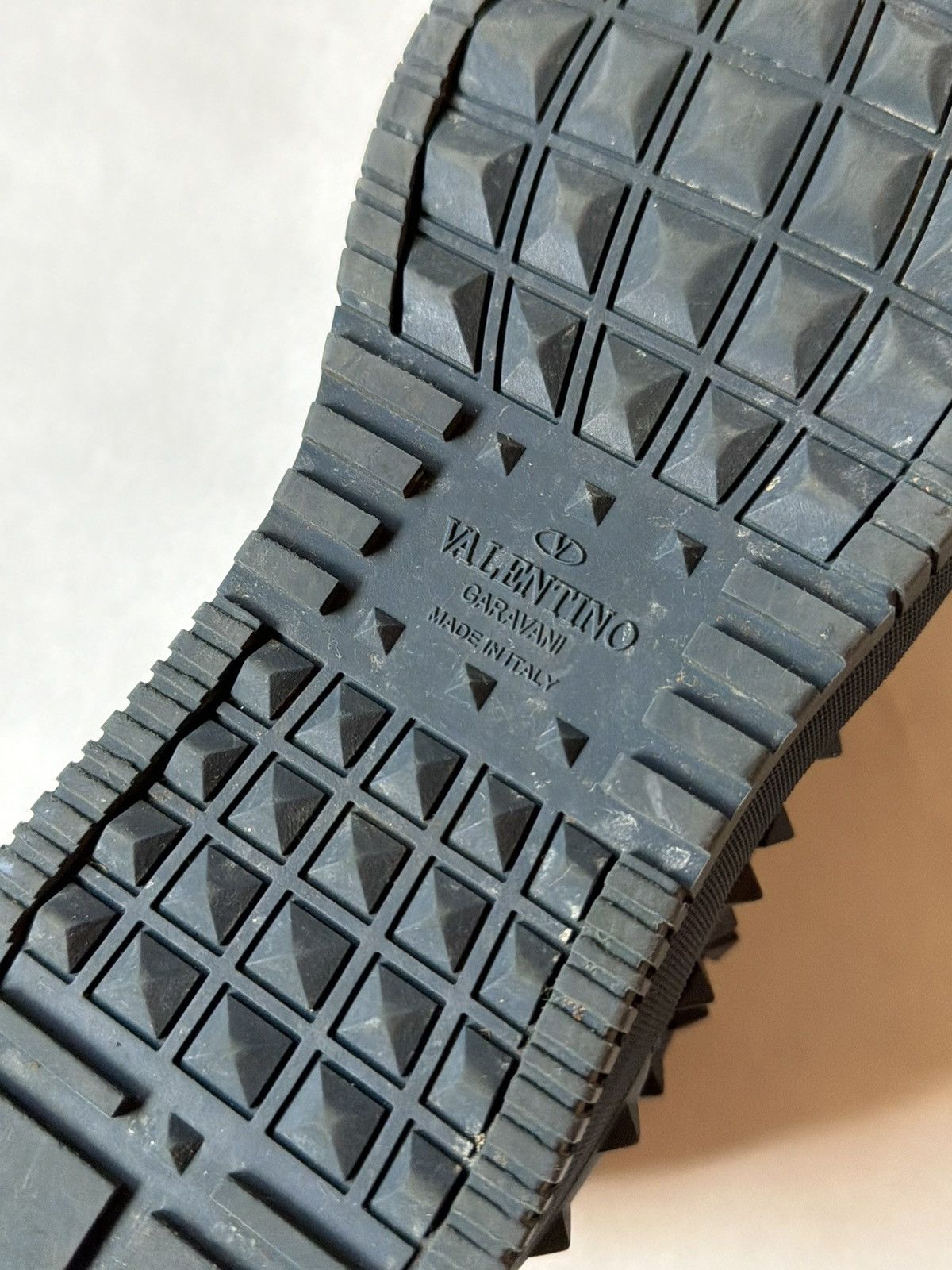 Valentino Valentino Rockstud Basket Low Leather/Denim Sneakers Shoes Size US 7.5 / EU 40-41 - 12 Thumbnail