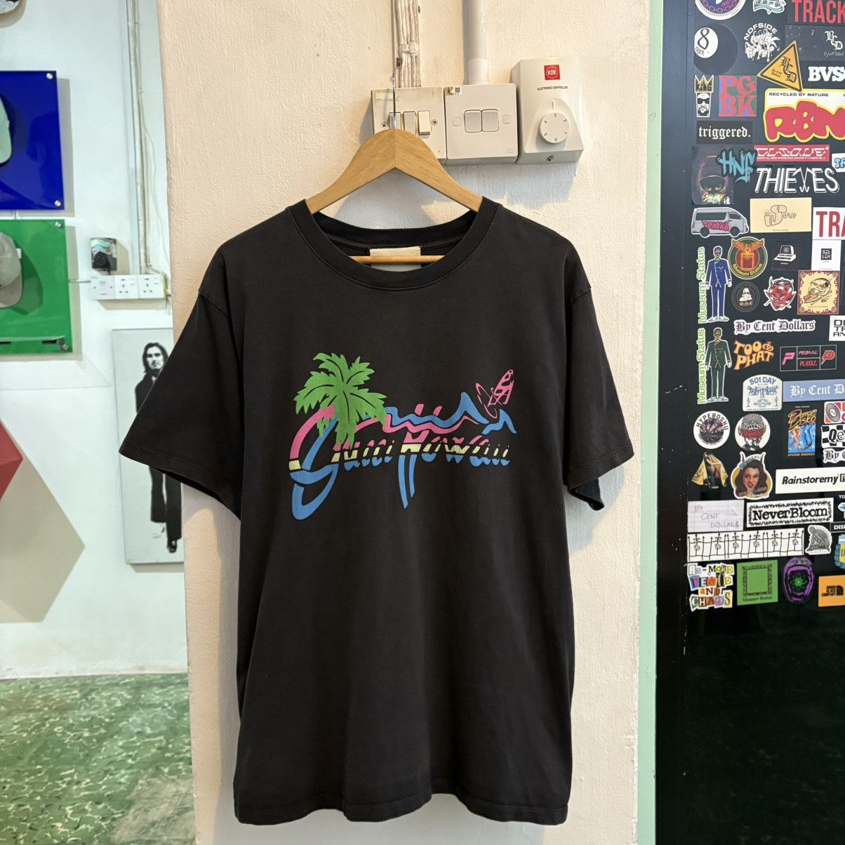 Gucci Gucci Hawaii Washed Tee Size US L / EU 52-54 / 3 - 1 Thumbnail