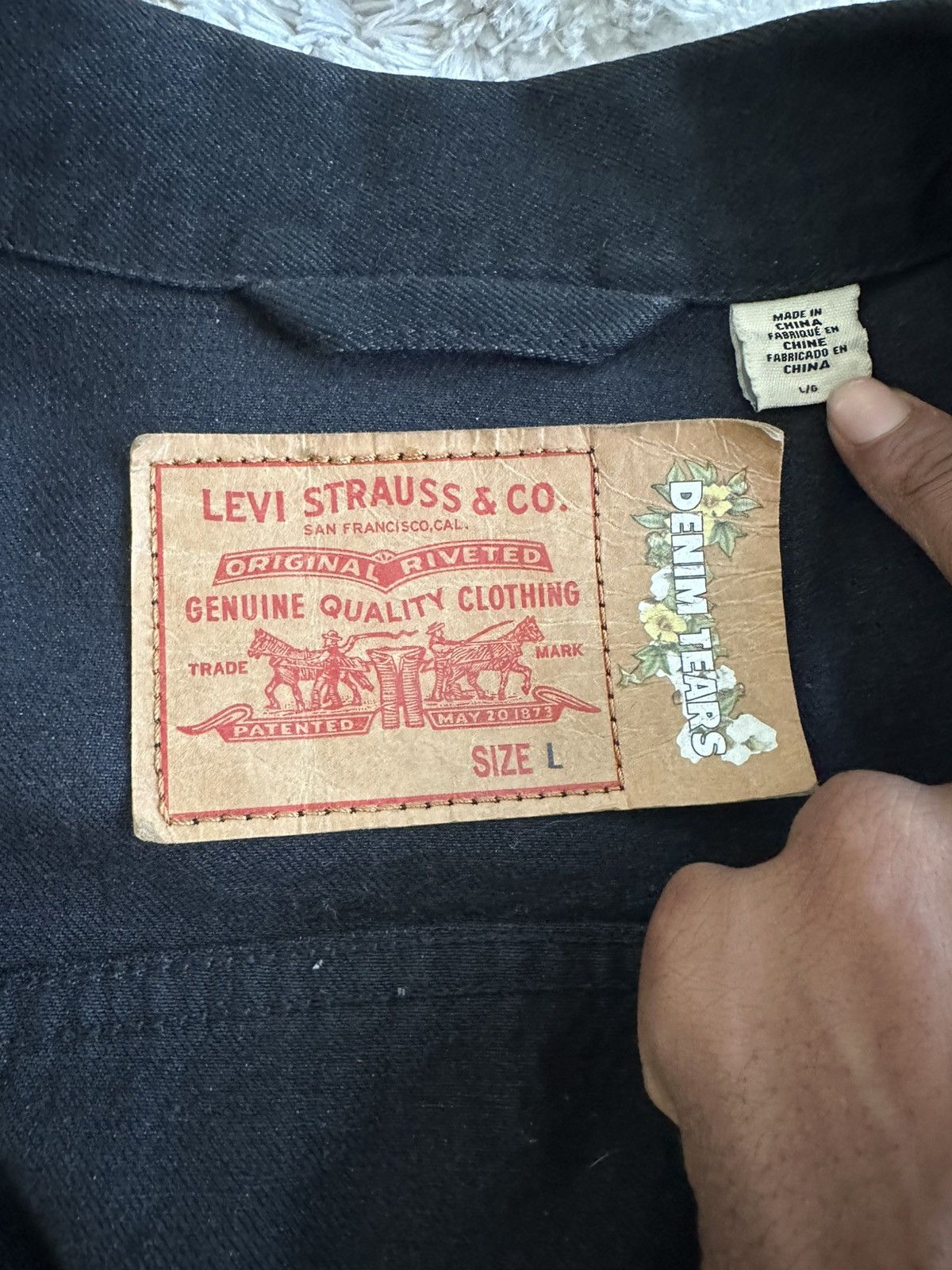 DENIM TEARS × Levi's Denim Tears x Levi’s Jean Jacket Size US L / EU 52-54 / 3 - 4 Thumbnail