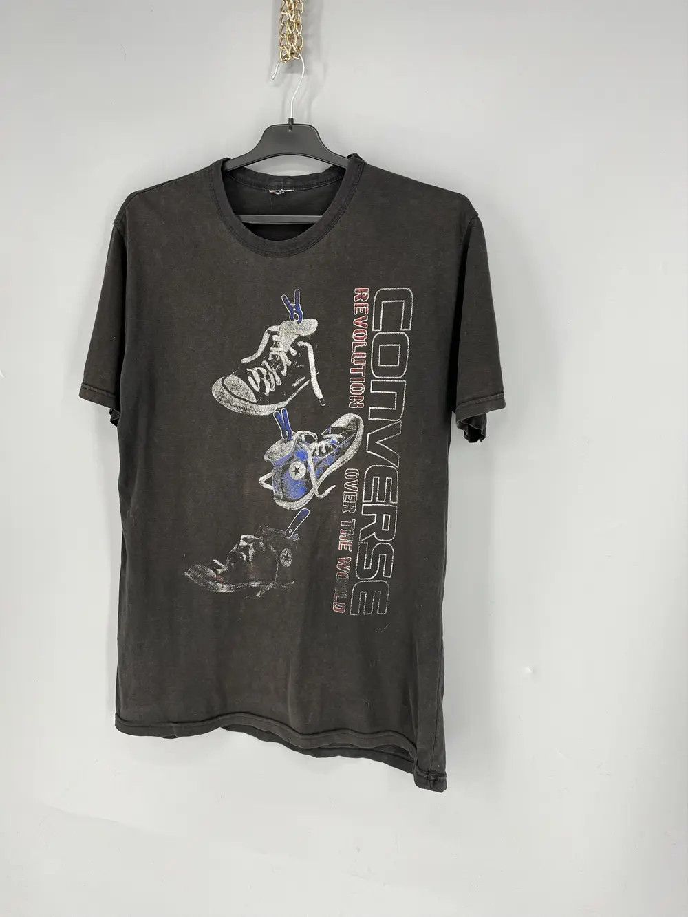 Band Tees Vintage Converse All Star REVOLUTION Shoes Rare Art Size US L / EU 52-54 / 3 - 3 Thumbnail