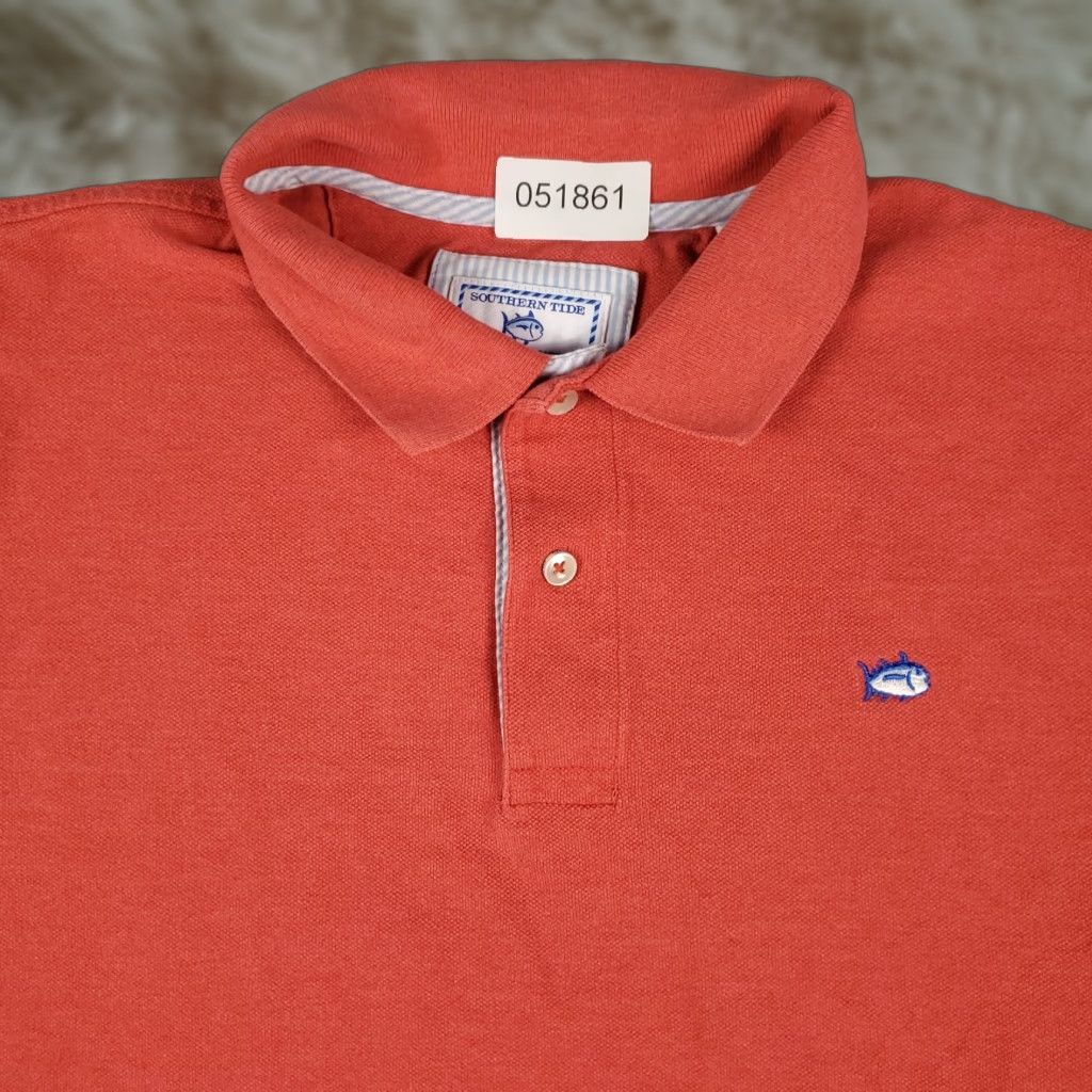 Southern Tide Southern Tide Polo Shirt Mens Large Blue Casual Short Sleeve Preppy Size US L / EU 52-54 / 3 - 1 Thumbnail