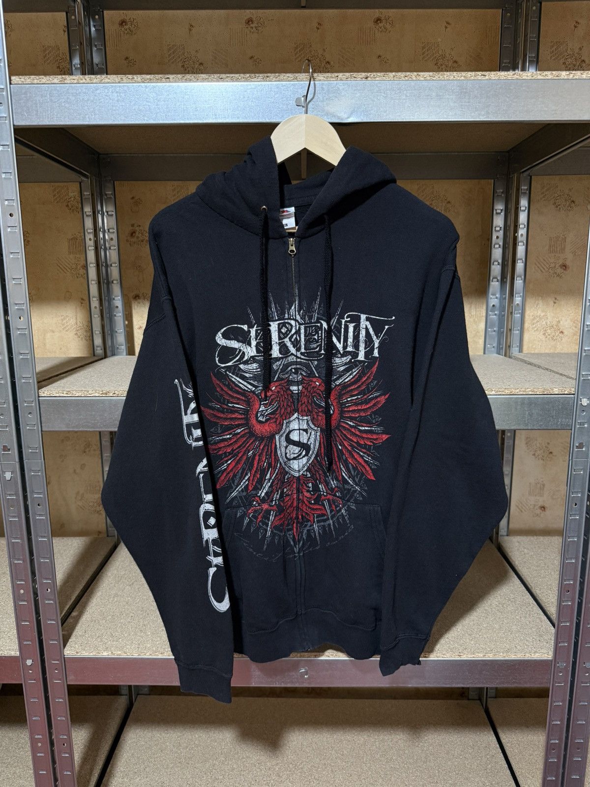 Band Tees × Vintage Vintage Serenity Rock Band Tour 2016 Retro Hoodie Y2K Size US XL / EU 56 / 4 - 1 Thumbnail