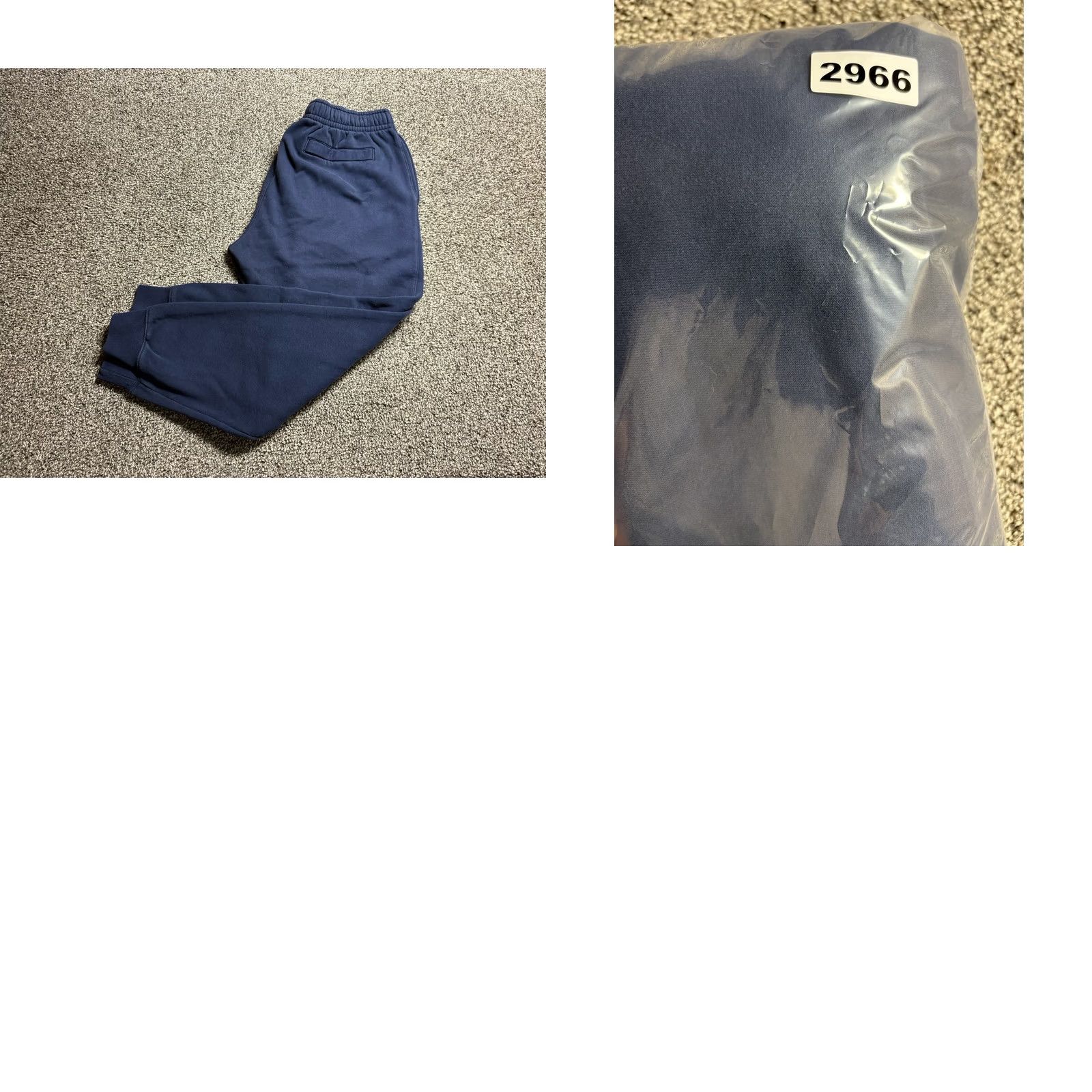 Nike Nike Club Fleece Joggers Pants Mens Large Blue Sweatpants CJ1616 Size US 33 - 9 Thumbnail