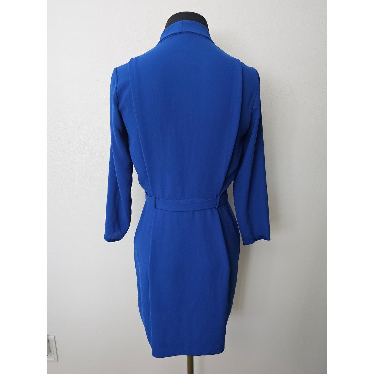 Aritzia EUC Wilfred Aritzia Franca Wrap Royal Blue Mini Dress 2 Size XS / US 0-2 / IT 36-38 - 3 Thumbnail