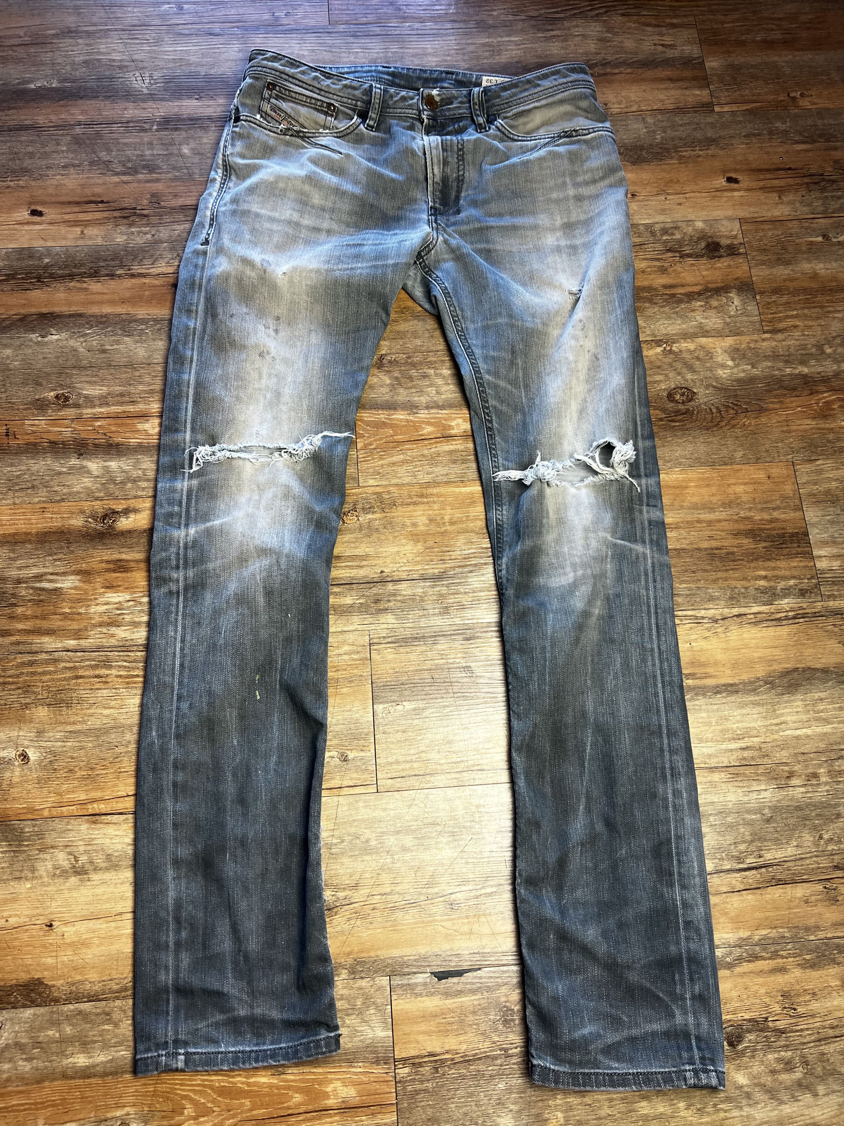 Diesel Vintage Diesel Denim Wash 0886A Stretch Shioner Jeans Size US 30 / EU 46 - 2 Thumbnail