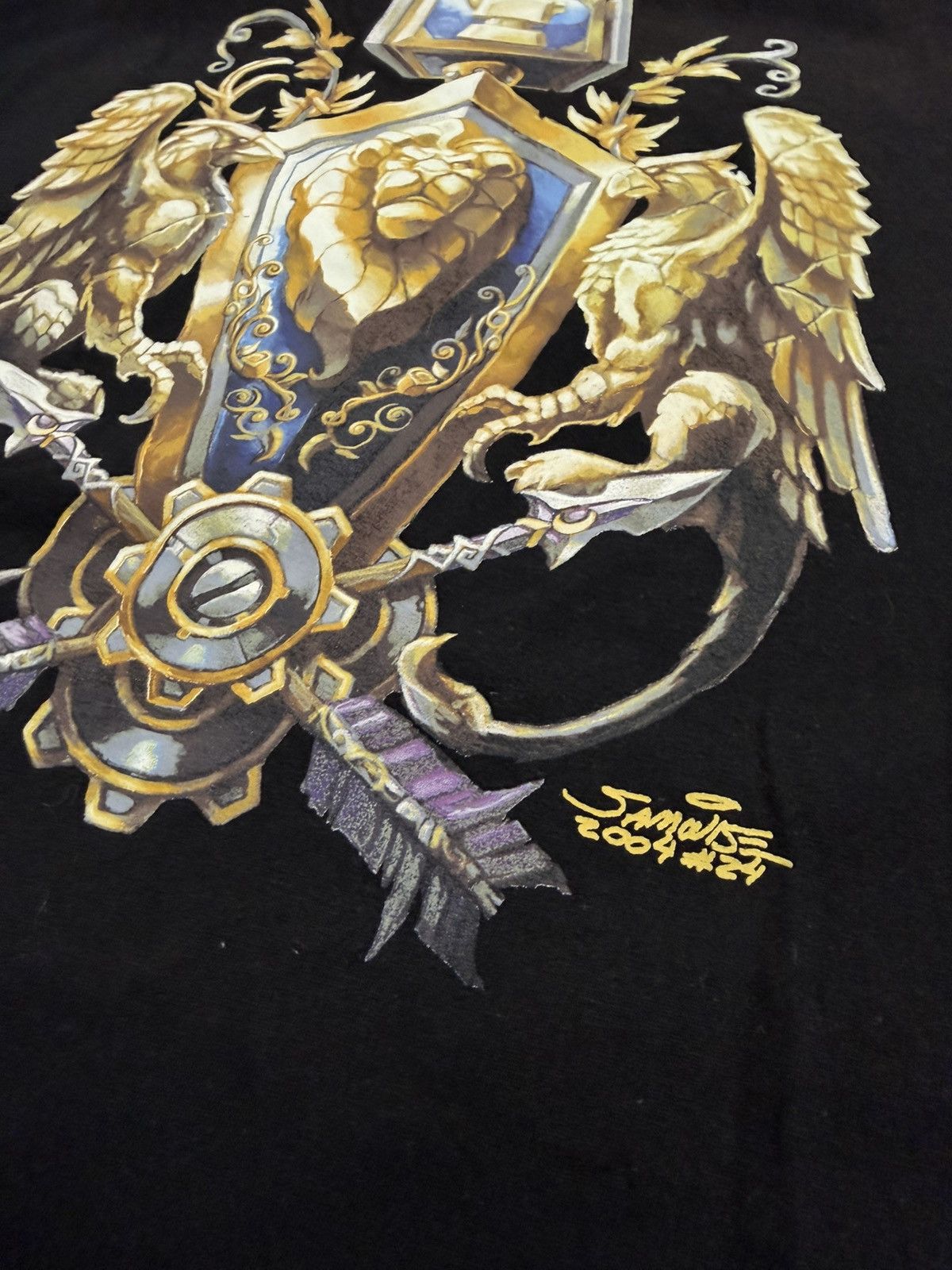 The Game Vintage 2004 World Of Warcraft Game Faded T-Shirt Size US L / EU 52-54 / 3 - 9 Thumbnail