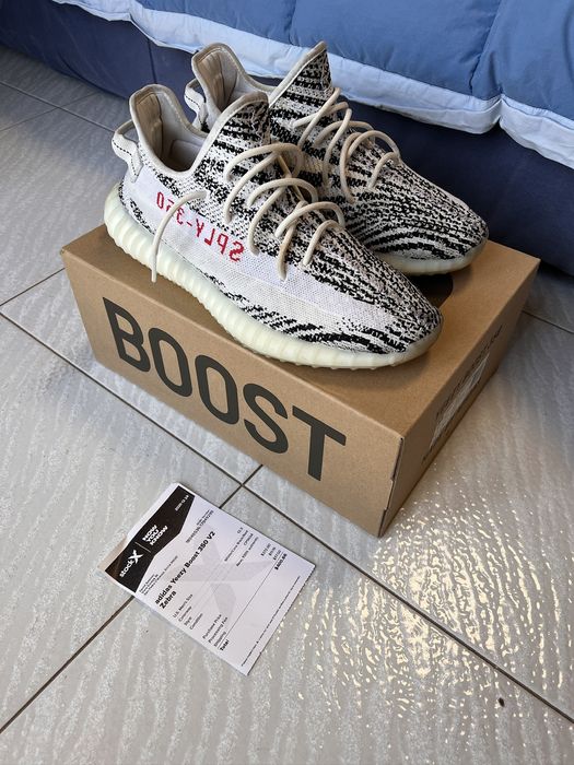 Adidas yeezy zebra on sale 46