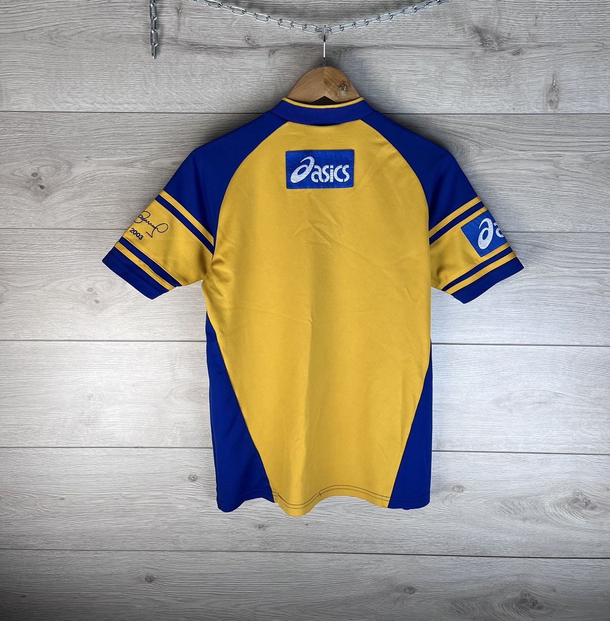 Asics Vintage rugby jersey ASICS Leeds Rhinos 03 y2k rare men’s Size US S / EU 44-46 / 1 - 12 Thumbnail