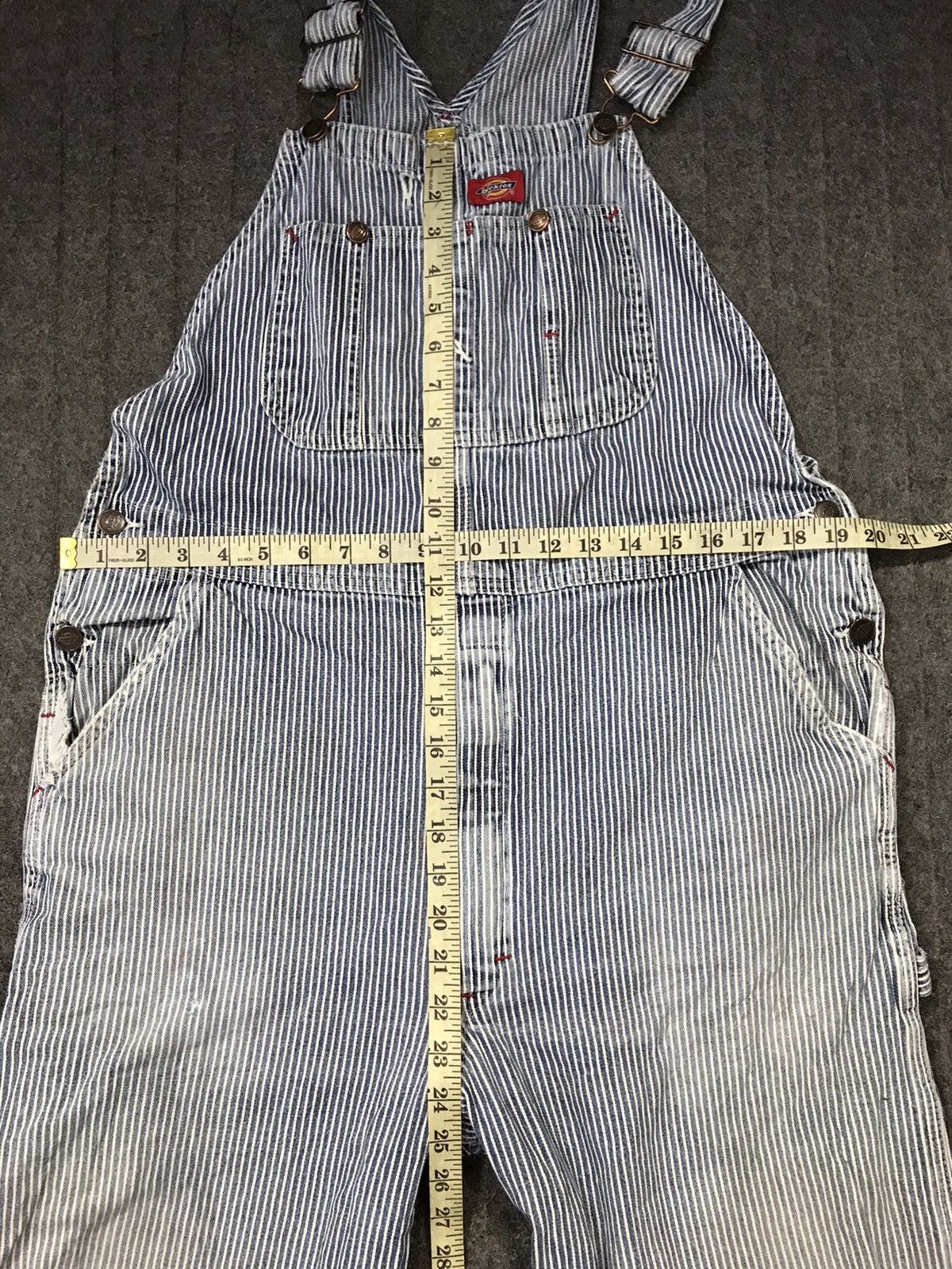 Dickies Dickies Hickory Indigo Denim Coveral Overall Jumper Workwear Size US 38 / EU 54 - 6 Thumbnail