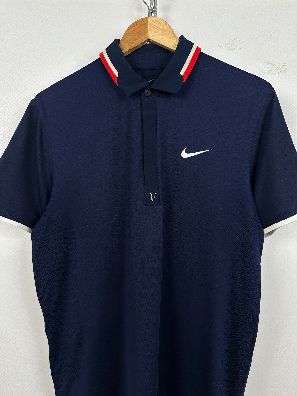 Nike Nike Roger Federer RF 2012 Open NYC Tennis Polo Shirt Size US M / EU 48-50 / 2 - 5 Thumbnail