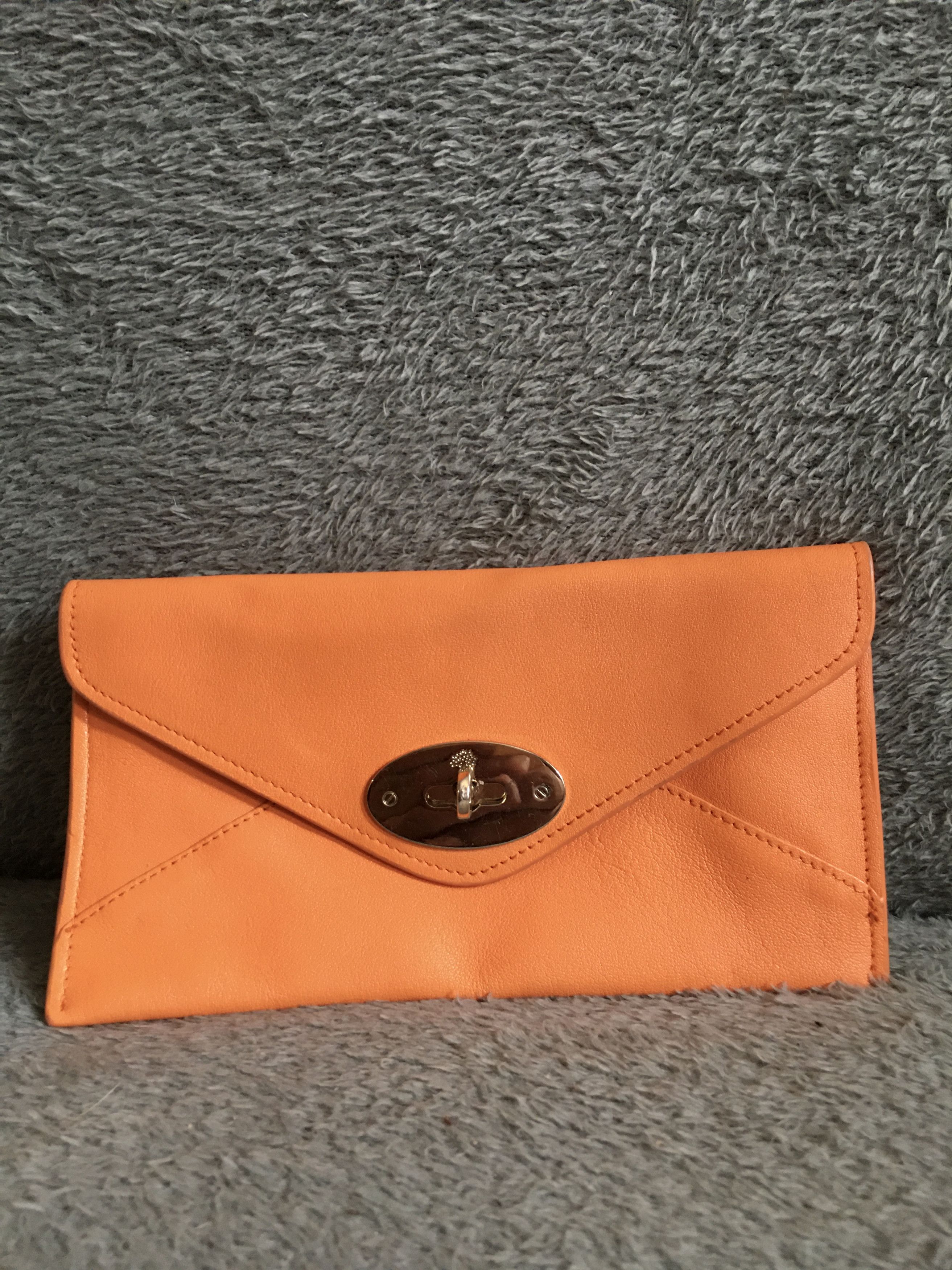 Mulberry Mulberry Willow Leather Tote Bag Orange Handbag Size ONE SIZE - 22 Thumbnail