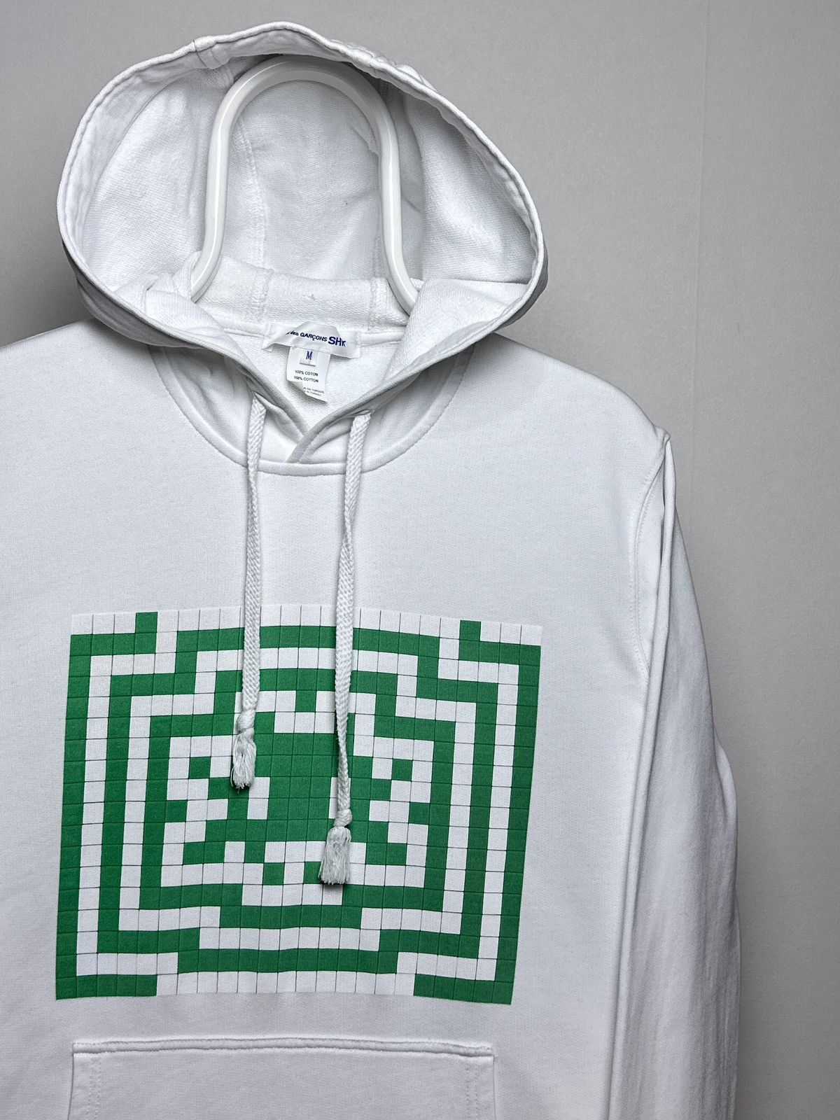 Comme des Garcons Comme Des Garcons Shirt Printed Pixel Space Invader Hoodie Size US M / EU 48-50 / 2 - 3 Thumbnail