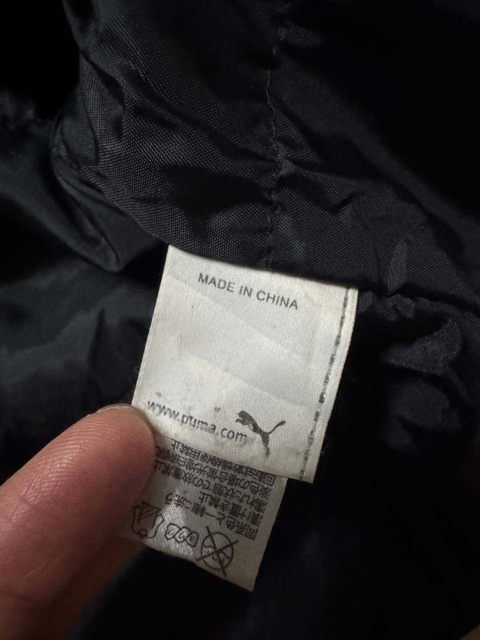 VINTAGE Y2K PUMA WINTER JACKET SIDETAPE BLACK