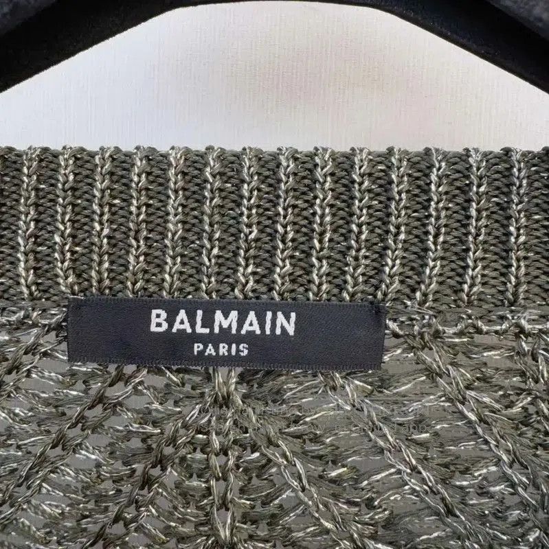 Balmain Balmain Green Long Sleeve Pullover Sweater . Size S / US 4 / IT 40 - 3 Thumbnail