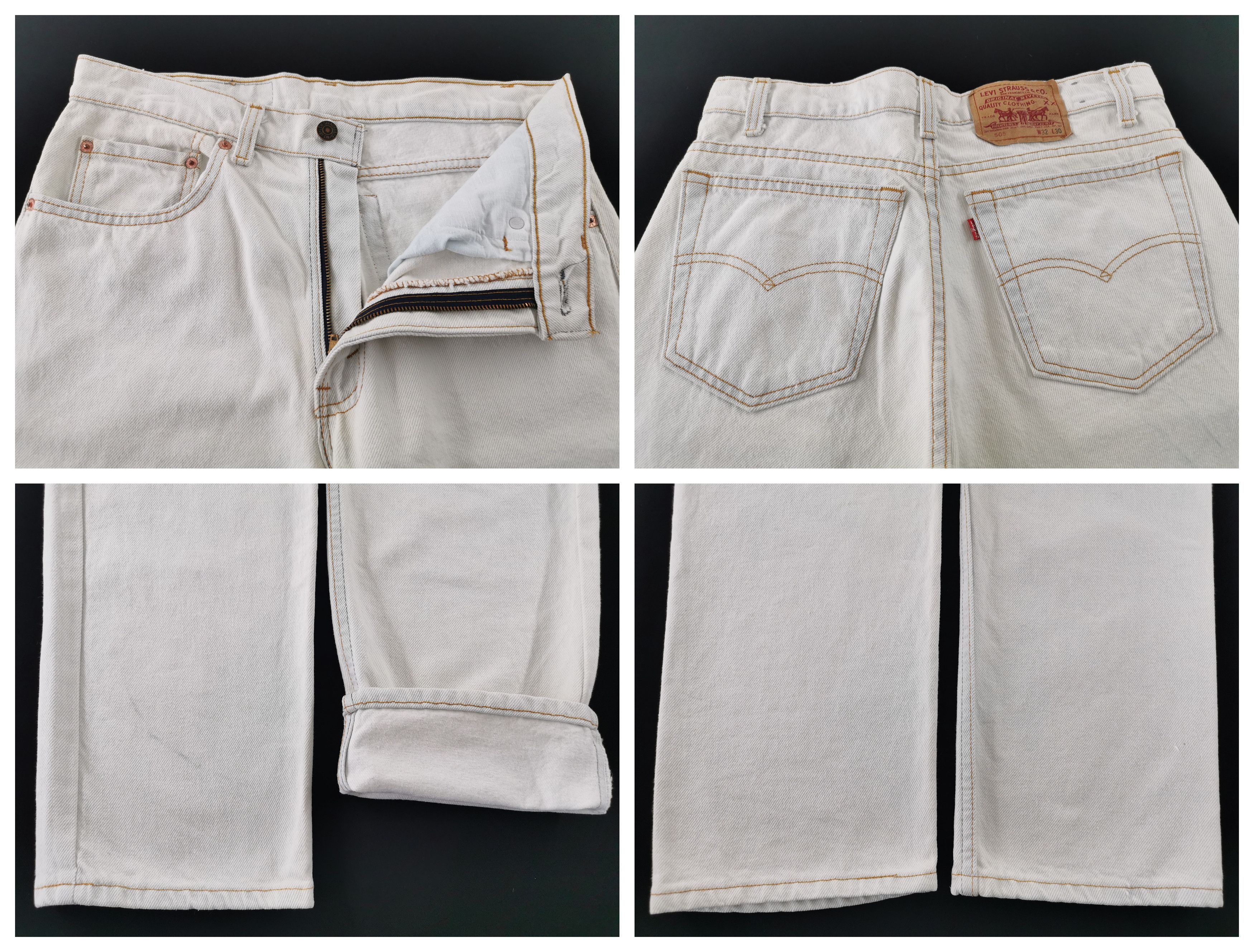 Levi's Vintage 80's Levis Lot 505 X The Clash Denim Made In USA Size US 31 - 8 Thumbnail
