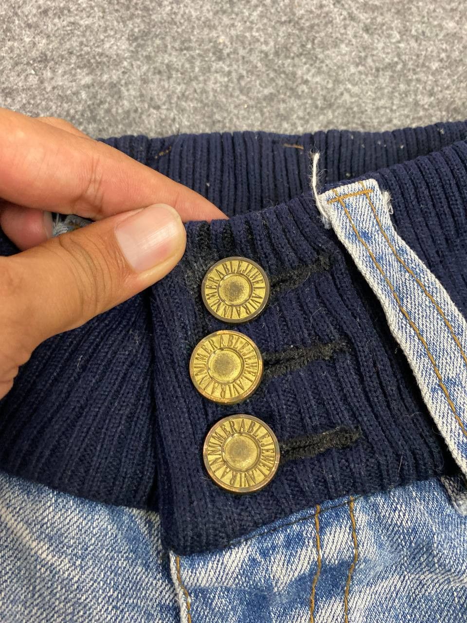 Japanese Brand japanese brand distressed jogger denim nice design Size 32" / US 10 / IT 46 - 13 Thumbnail
