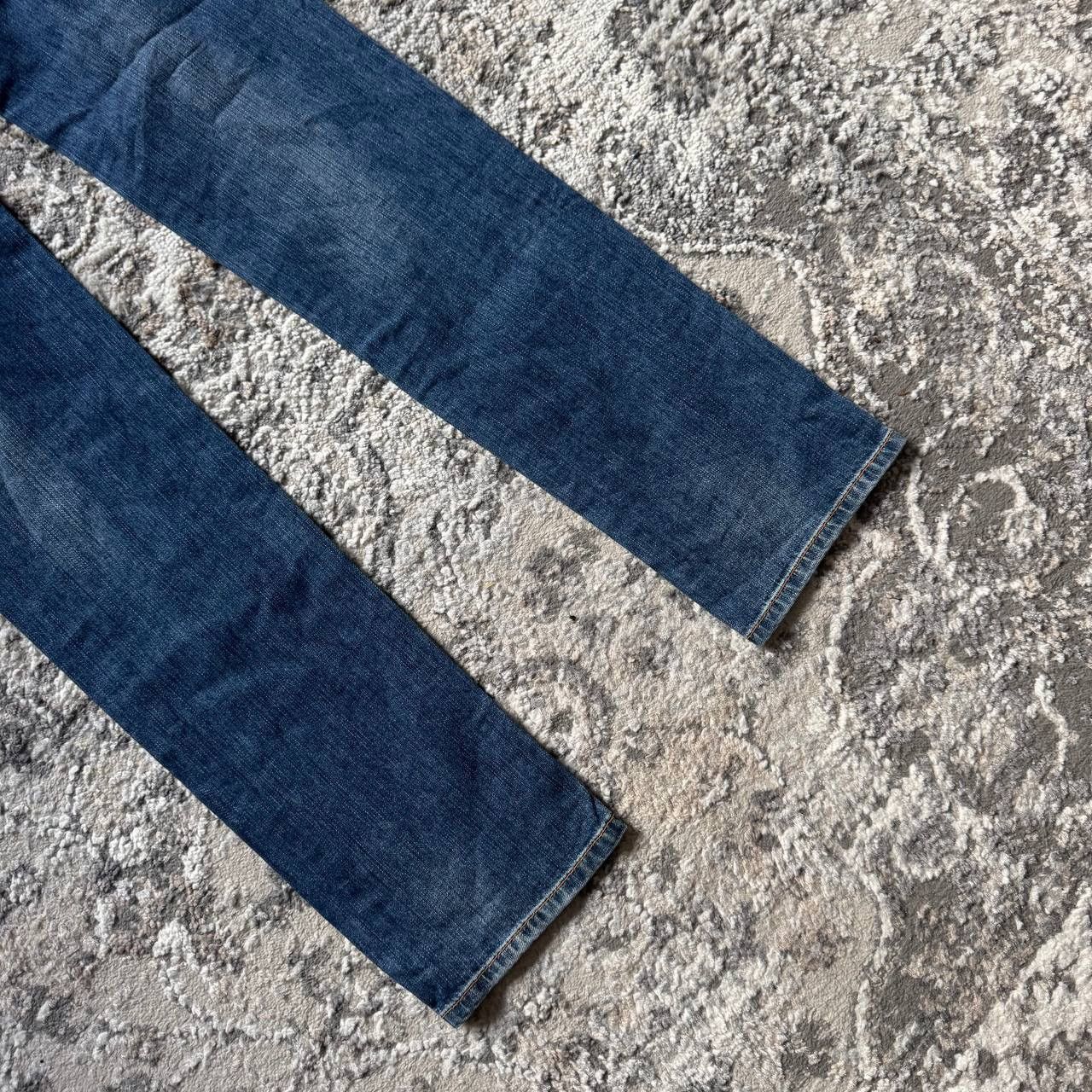 John Galliano RARE John Galliano Vintage Denim Jeans Rhinestone Logo Size 30" / US 8 / IT 44 - 6 Thumbnail