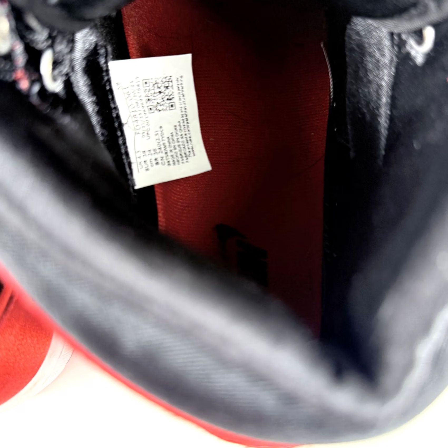Nike Nike Air Jordan 1 High OG Satin Bred Sneakers Women's Red/Black High Top 7 Size M / US 6-8 / IT 42-44 - 6 Thumbnail