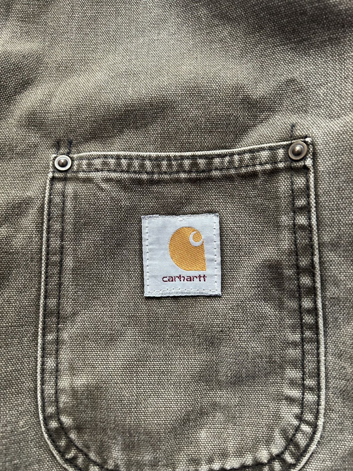 Carhartt Vintage Carhartt Jacket Men 46 C01 BLK Canvas Chore Blanket Size US XXL / EU 58 / 5 - 6 Thumbnail