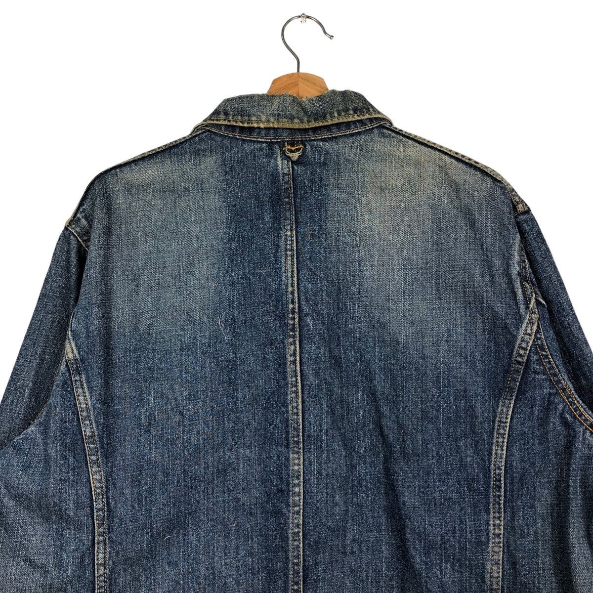 Japanese Brand 🔥Vintage Chore Denim Jacket Uniqlo Japan Issey Miyake Size US XL / EU 56 / 4 - 9 Thumbnail