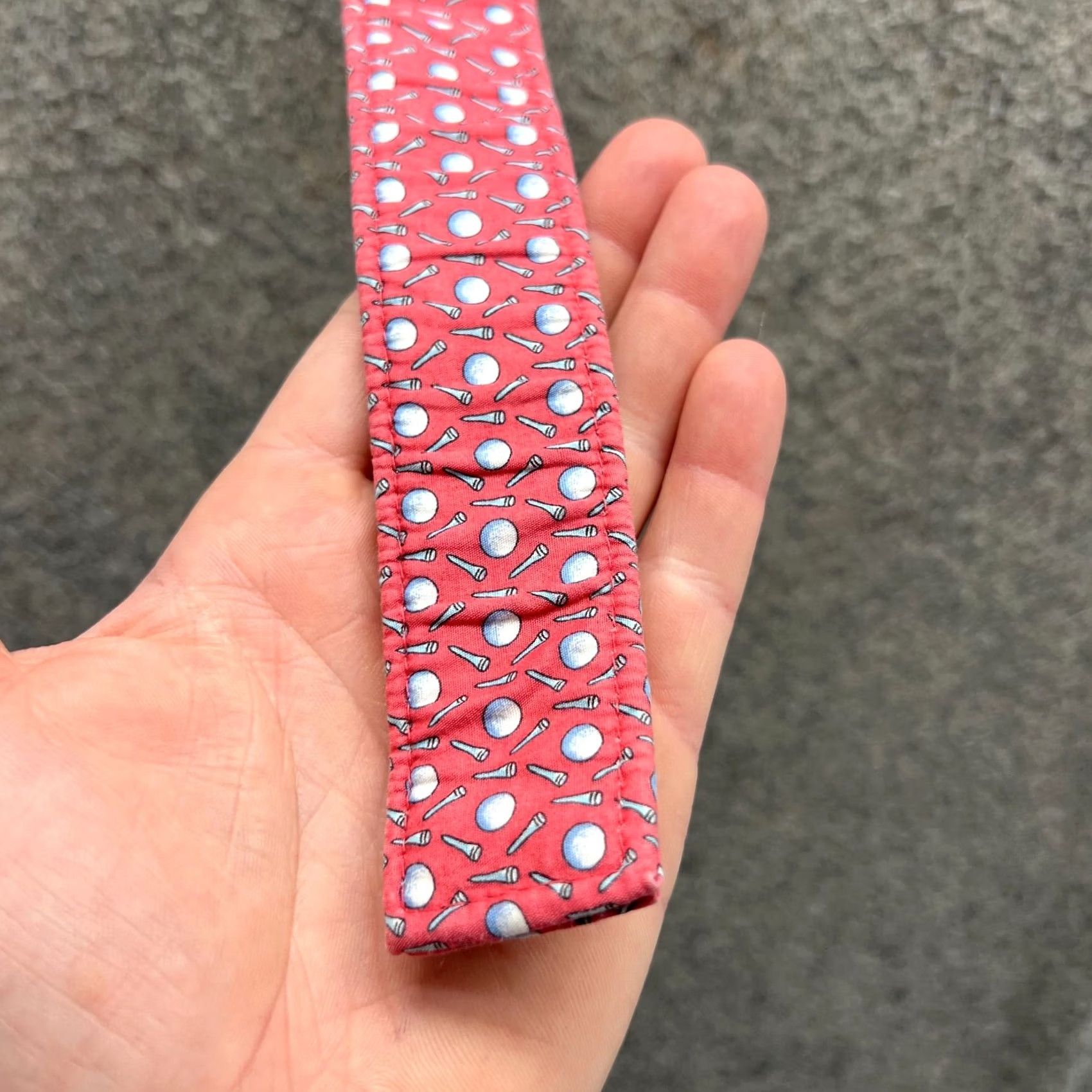 Vineyard Vines Vineyard Vines Belt Women Medium All over Print Double Ring Golf Ball Print Belt Pink Golf Belt Women M Color Pink 90s? Size ONE SIZE - 5 Thumbnail