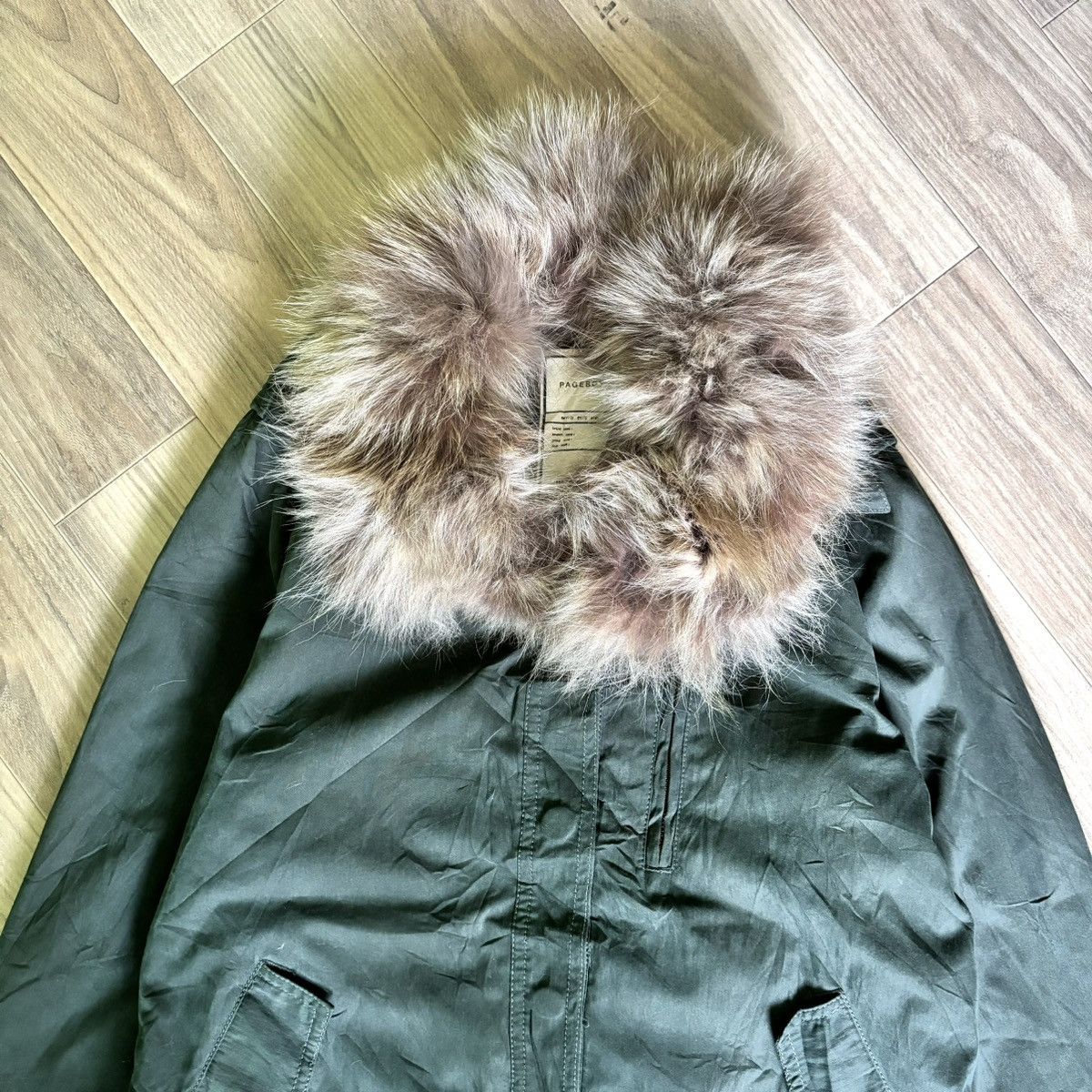 If Six Was Nine × Le Grande Bleu (L.G.B.) Pageboy Fur outer jacket IfSixWasNine LGB Style Size US M / EU 48-50 / 2 - 2 Thumbnail