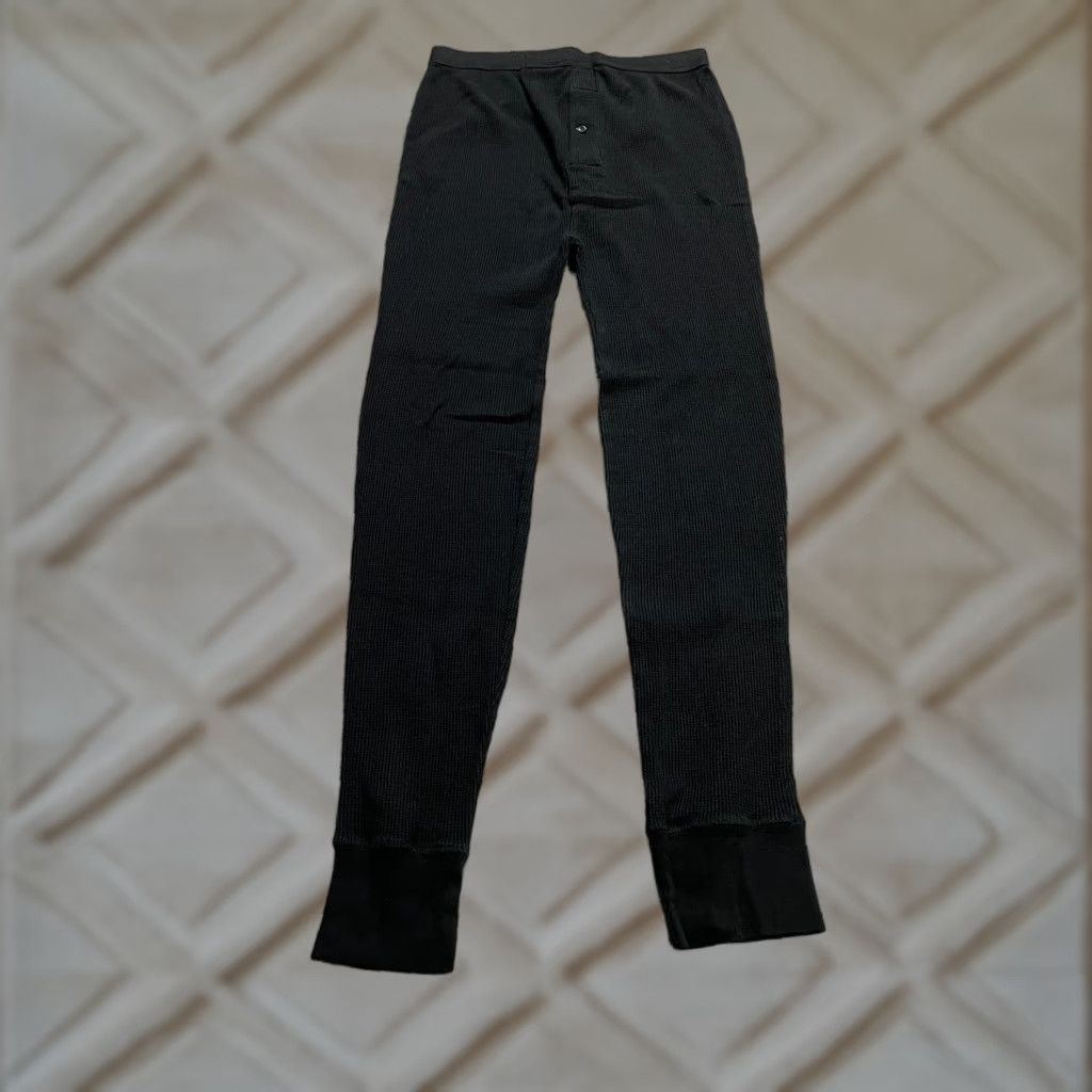 Vintage Polar Edge Mens Slim Black Polar Edge Thermal Base Layer Pants S Black Wide Selection? Size US 29 - 1 Thumbnail