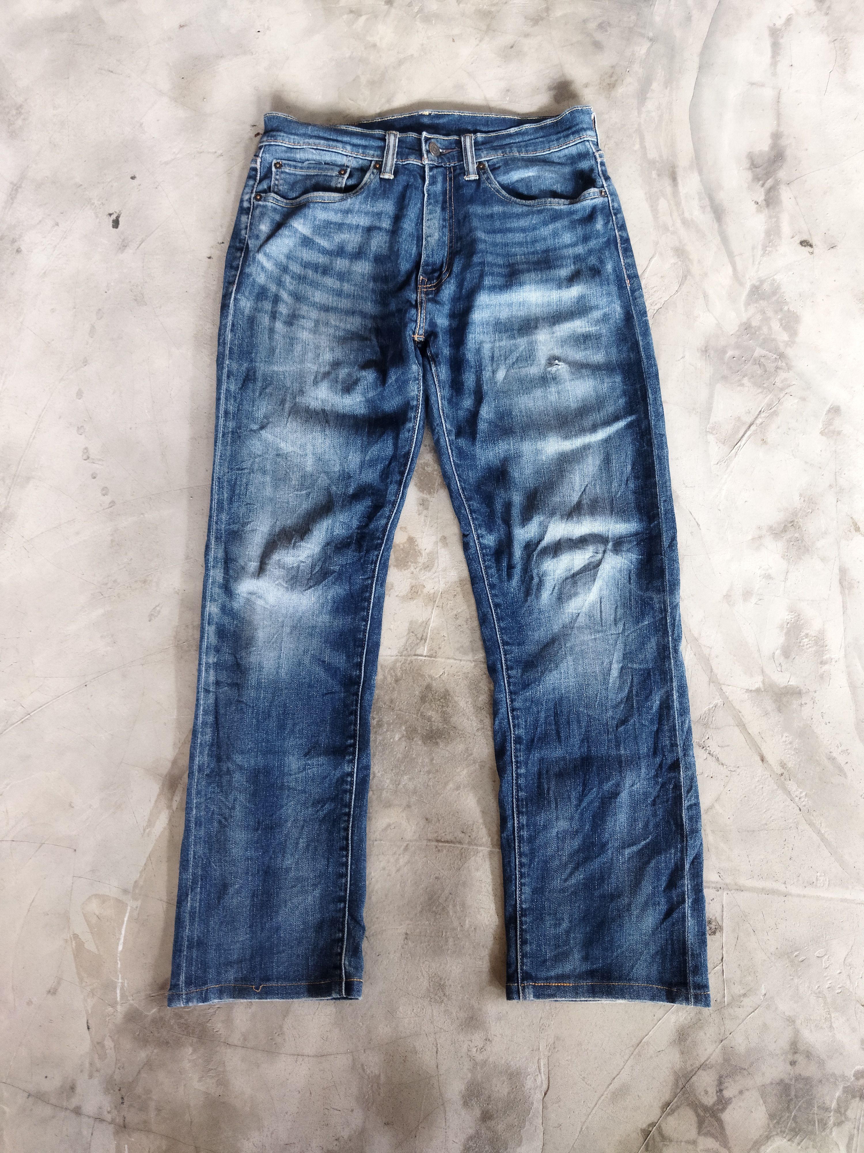 Levi's × Vintage VINTAGE LEVIS 505 DISTRESSED BLUE JEANS PANTS Size US 30 / EU 46 - 1 Thumbnail