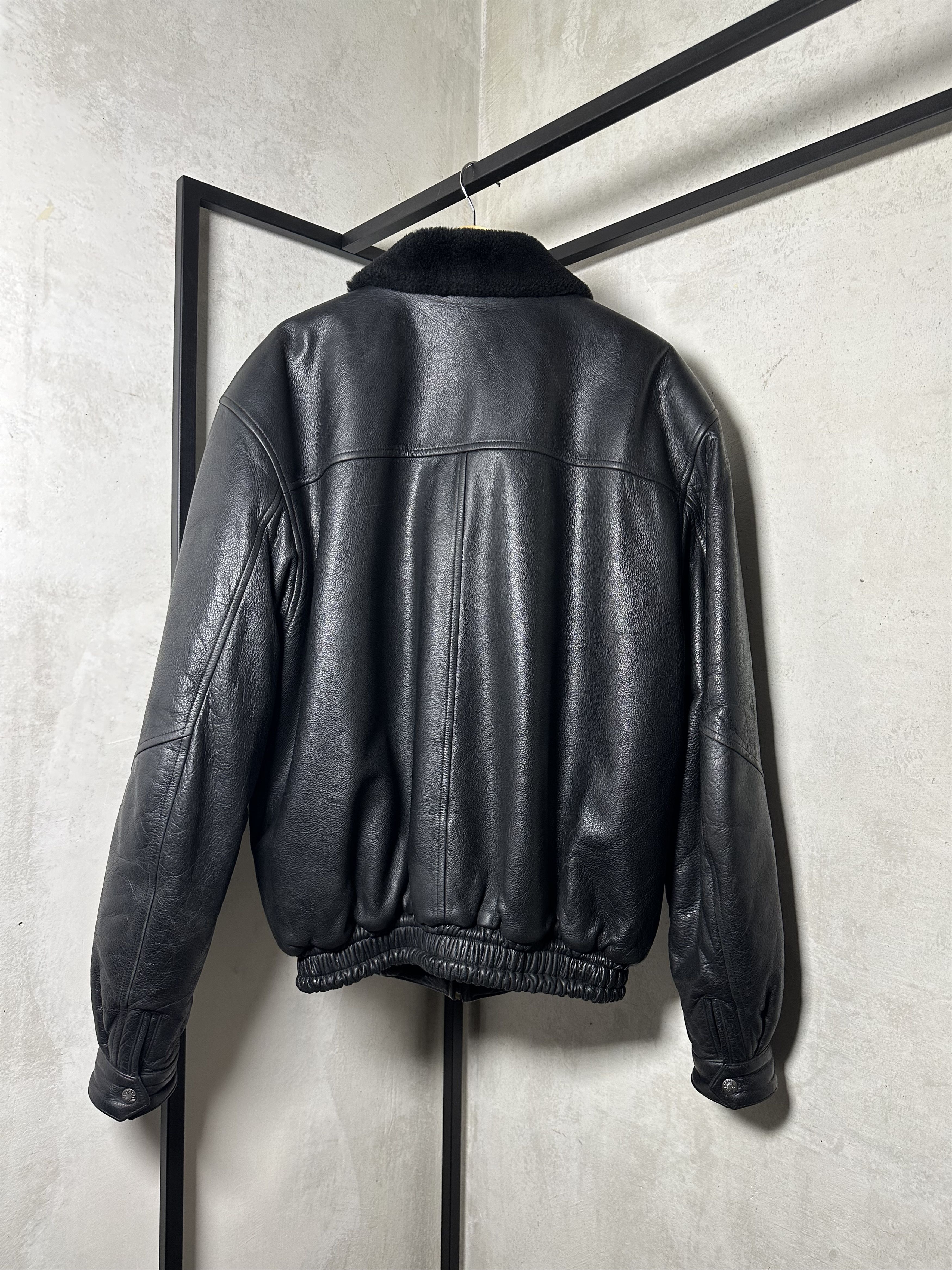 Genuine Leather Vintage Aviator Shearling Leather Jacket Size US L / EU 52-54 / 3 - 9 Thumbnail