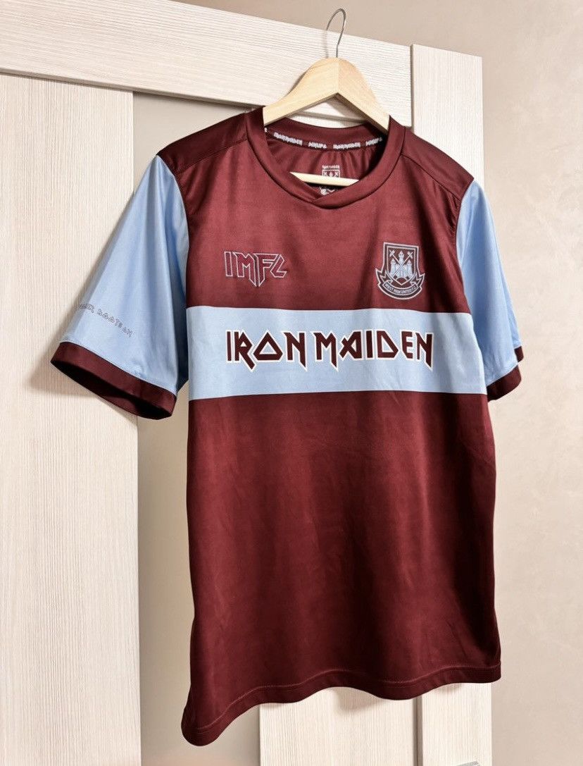 Iron Maiden Vintage Jersey Iron Maiden X West Ham United Home Size US M / EU 48-50 / 2 - 1 Thumbnail