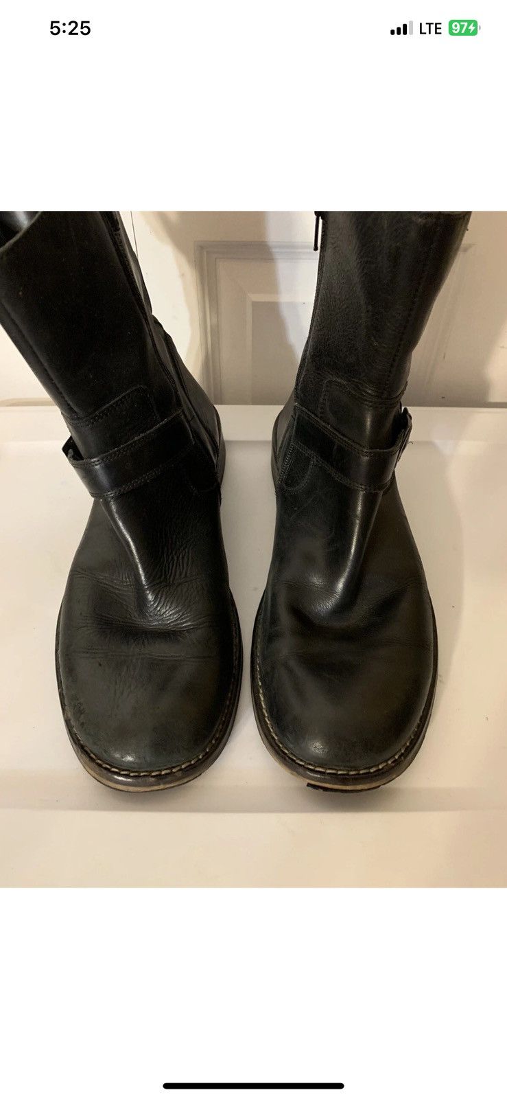 Other Red Tape Men's 10.5 Salisbury Black Leather Side Zip Boots Size US 10.5 / EU 43-44 - 1 Thumbnail