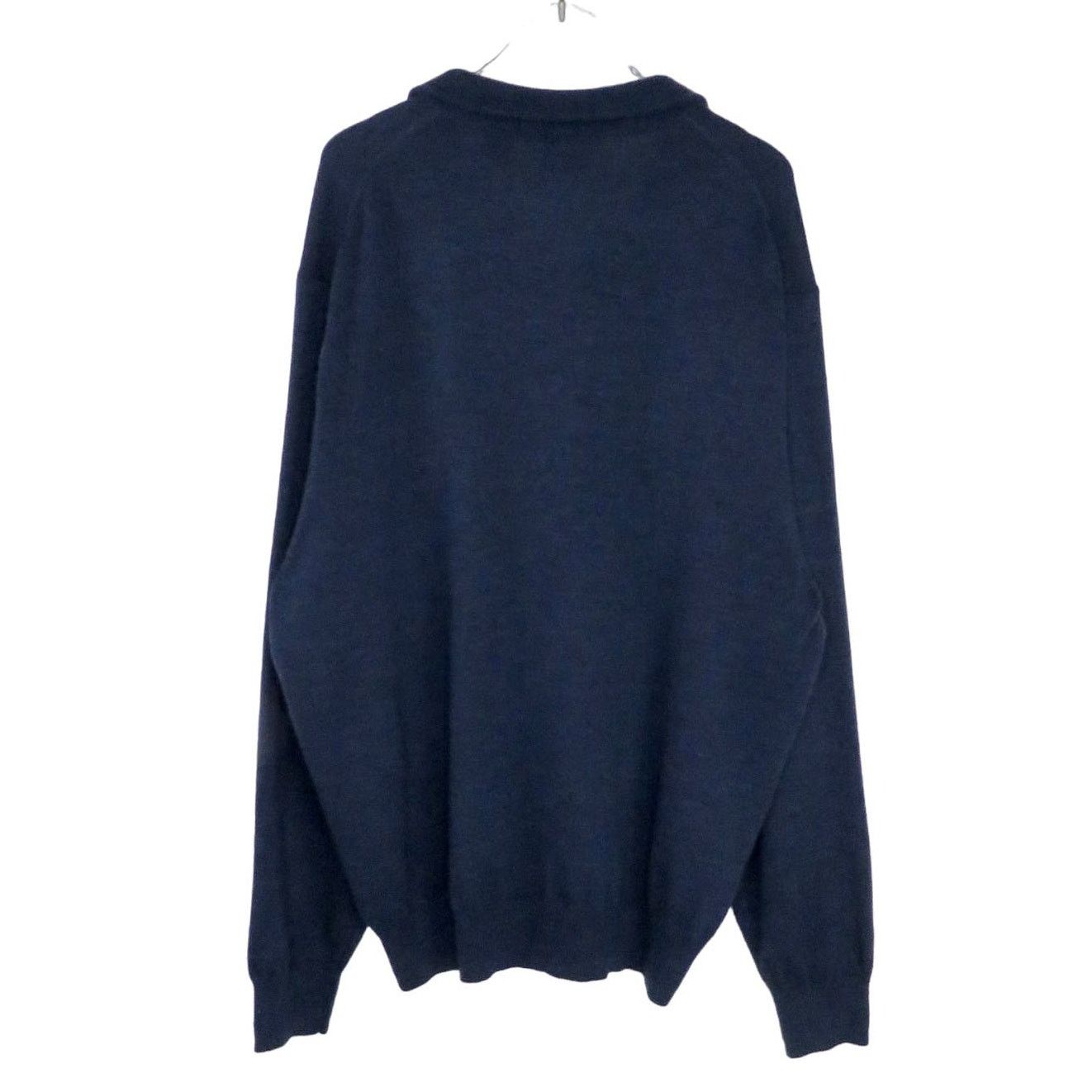 Jos. A. Bank Jos. A. Bank Blue Quarter Zip Pullover Sweater XL Preppy Size XL / US 12-14 / IT 48-50 - 3 Thumbnail