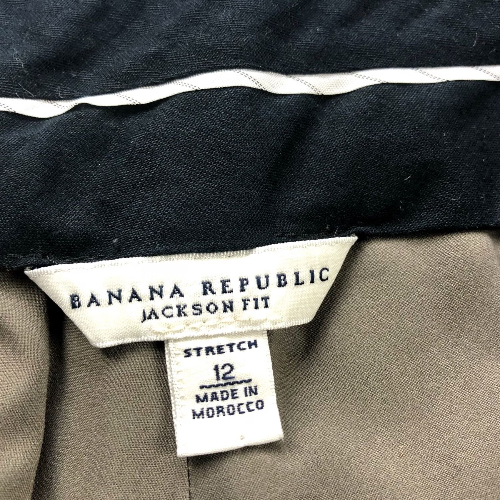 Banana Republic Banana Republic Jackson Fit 12 Mid Rise Wool Dress Pants Gray Dress Pants Womens Size 34" / US 12 / IT 48 - 7 Thumbnail