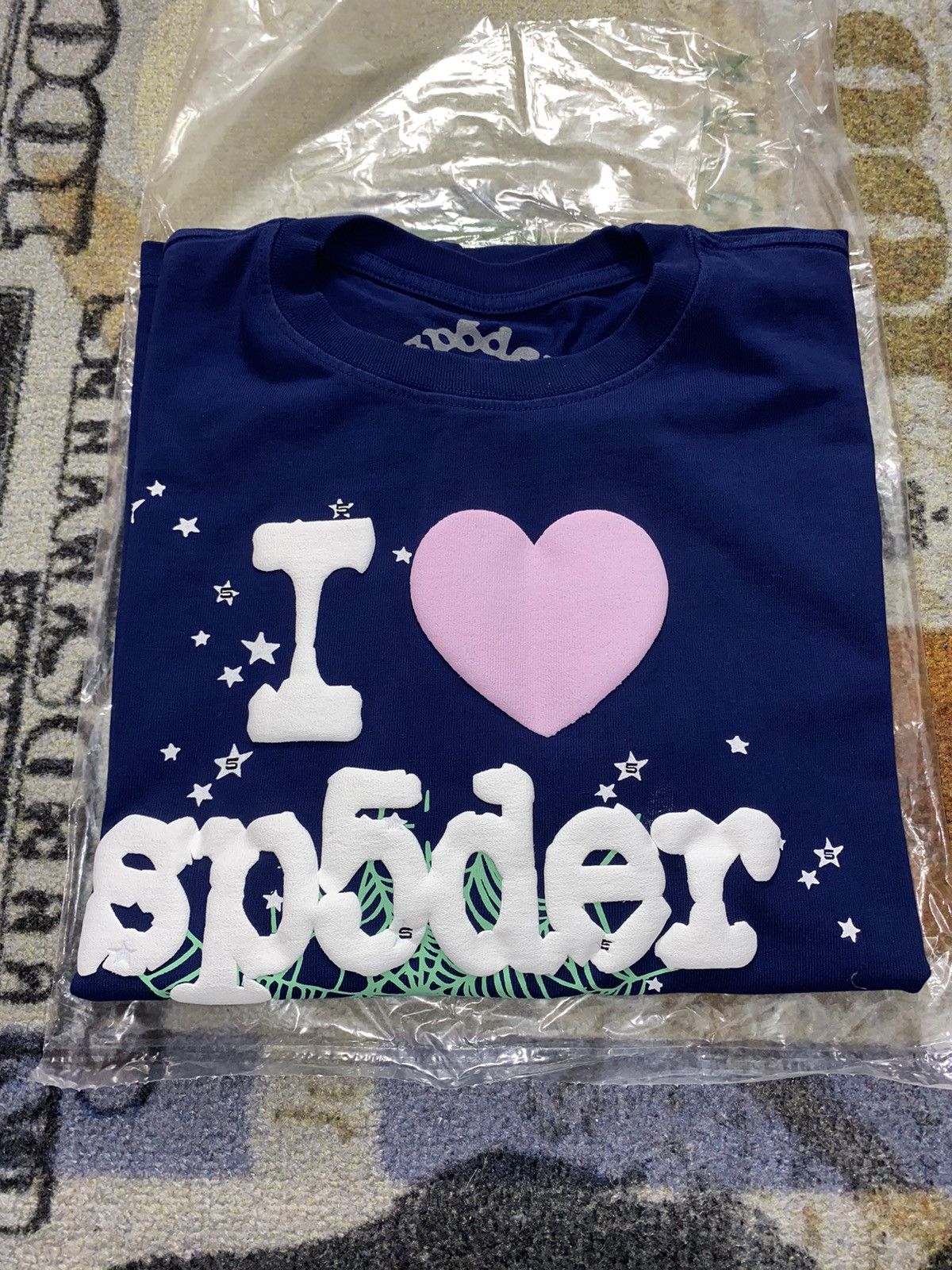 image of Spider Worldwide Sp5Der Souvenir Tee Navy, Men's (Size 2XL)