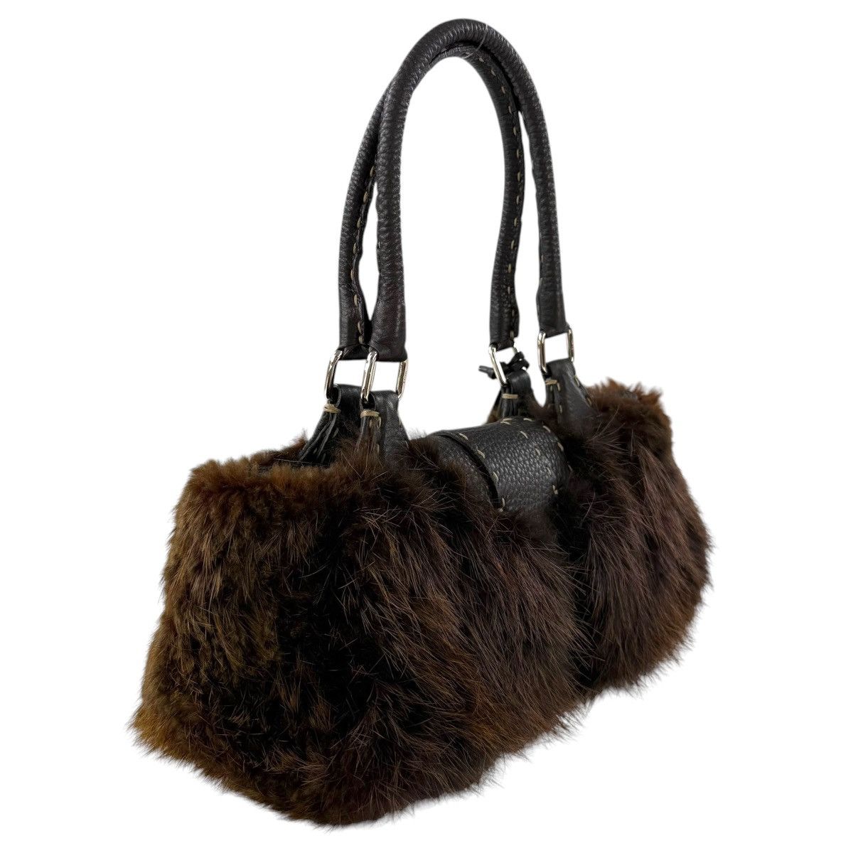 Fendi Fendi Selleria Fur Shoulder Bag Size ONE SIZE - 4 Thumbnail